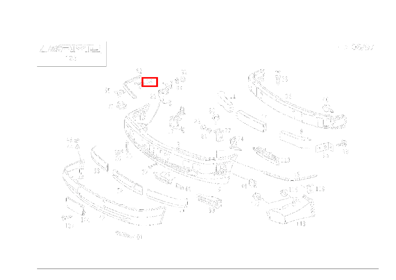 Klammer BLENDE AN STOSSFAENGER ELEGANCE / AMG C 250 Turbodiesel Limousine 202