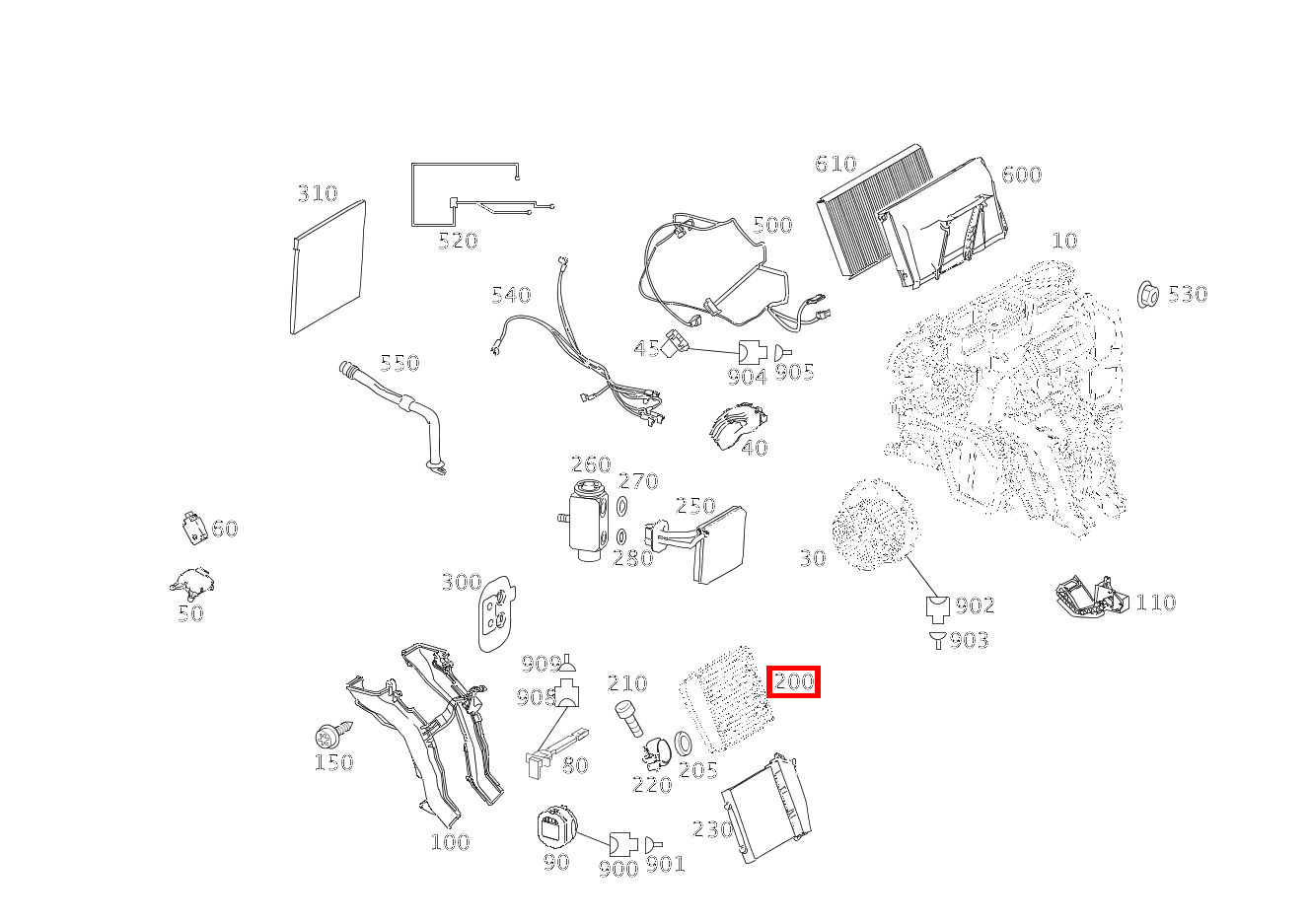 Heizung WAERMETAUSCHER für C 205, A 169, B 245-Klasse kaufen