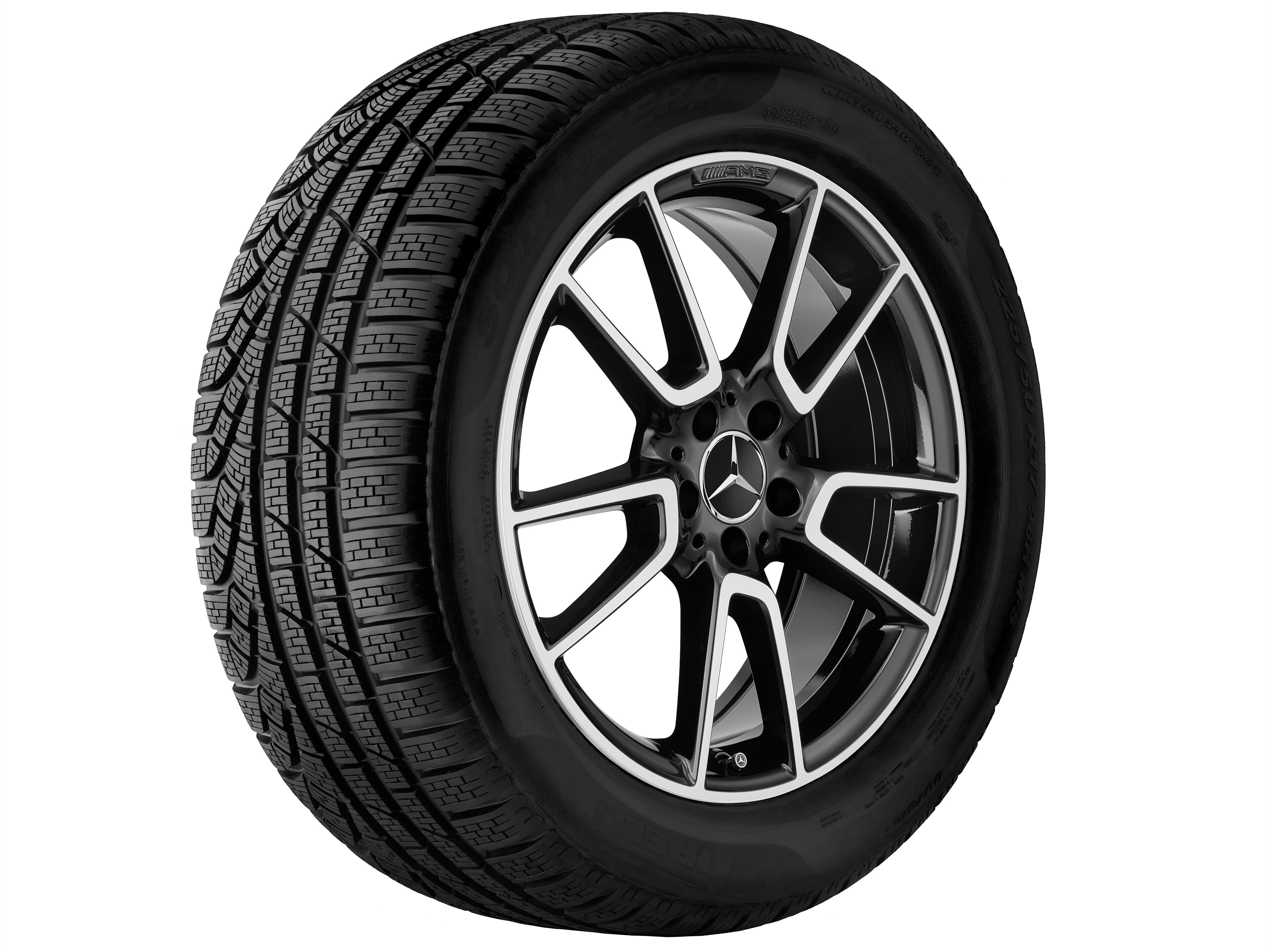 Mercedes-Benz - AMG 5-Doppelspeichen-Rad, 48,3 cm (19 Zoll) AMG 5-Doppelspeichen-Rad, 48,3 cm (19 Zoll)