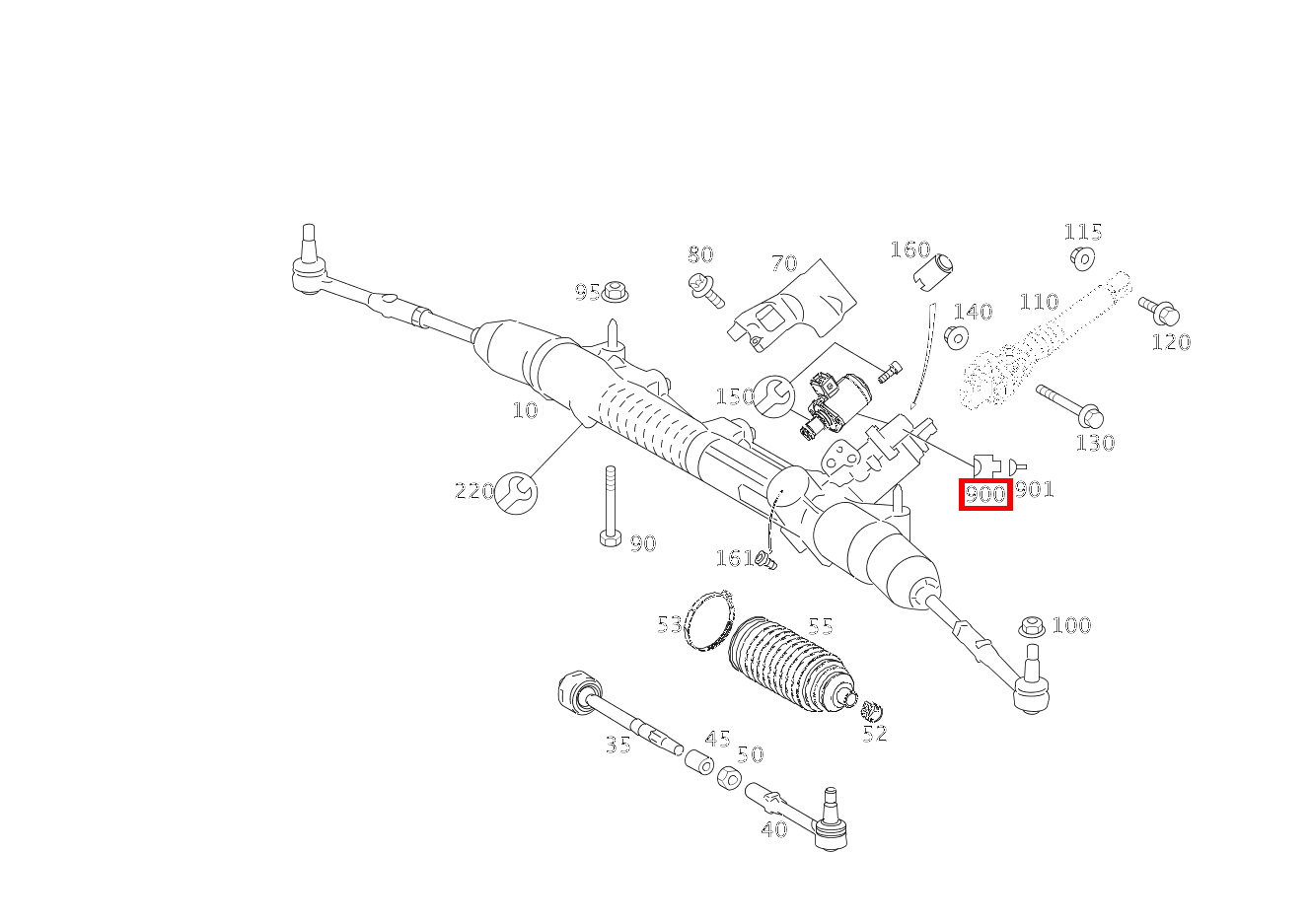 Stecker VENTIL PARAMETERLENKUNG Y10; 2-PIN SLK2.8 S 65 AMG Limousine lang 221 Stecker VENTIL PARAMETERLENKUNG Y10; 2-PIN SLK2.8 S 65 AMG Limousine lang 221