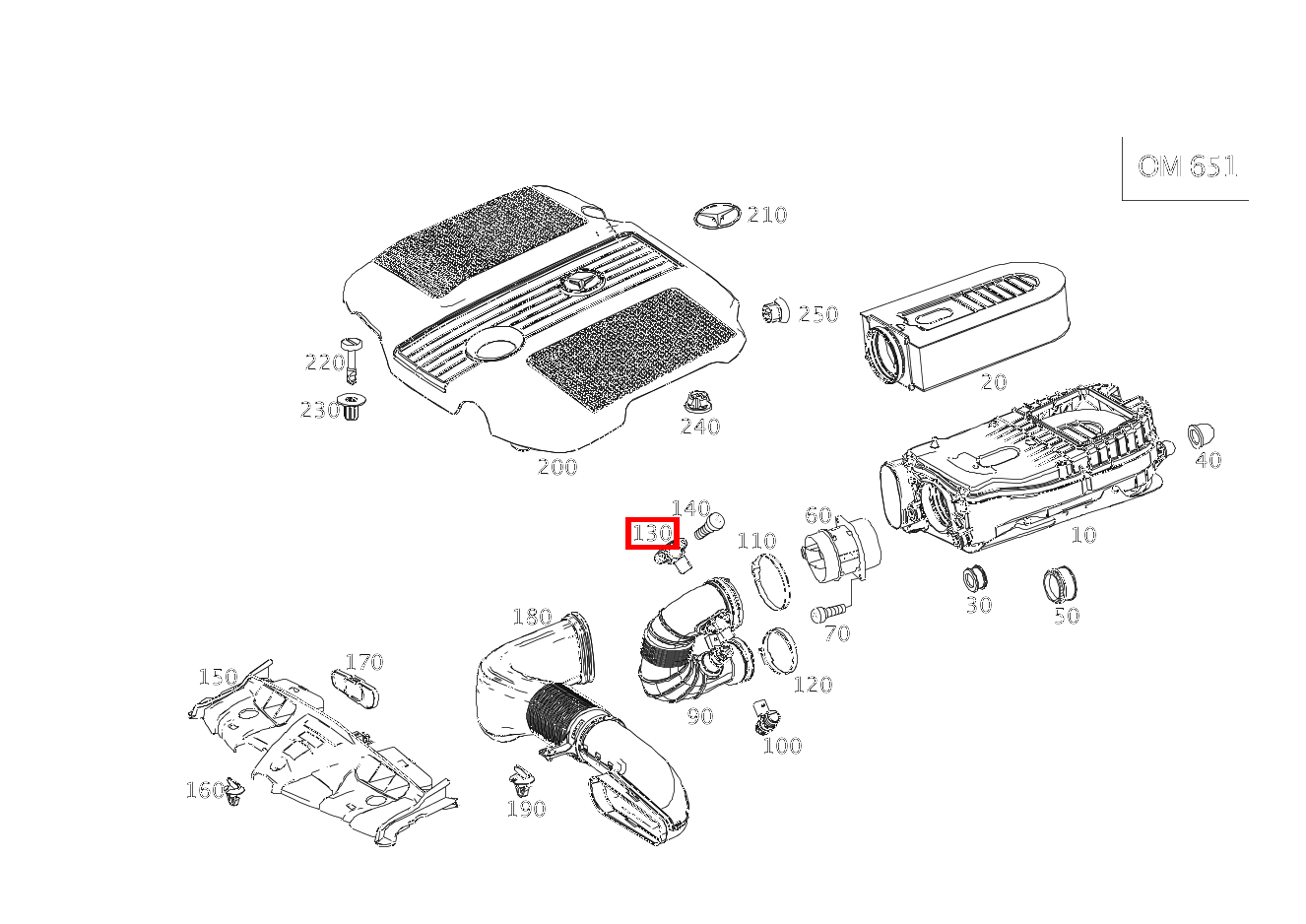 Drucksensor E 250 d Cabriolet 207 Drucksensor E 250 d Cabriolet 207