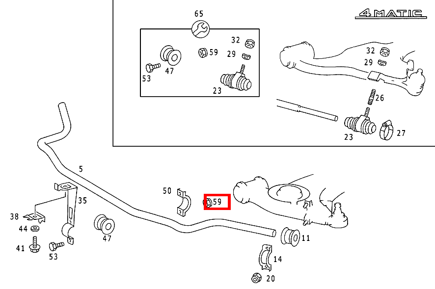 Mutter M8 300TDT/E300DTDT 4M 124 Mutter M8 300TDT/E300DTDT 4M 124