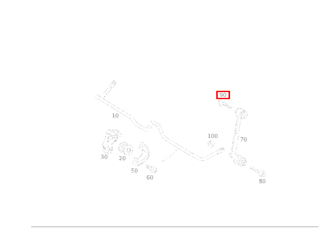 Sechsrundschraube DREHSTAB AN RADTRAEGER; M10X45 C 220 d T-Modell 205 Sechsrundschraube DREHSTAB AN RADTRAEGER; M10X45 C 220 d T-Modell 205