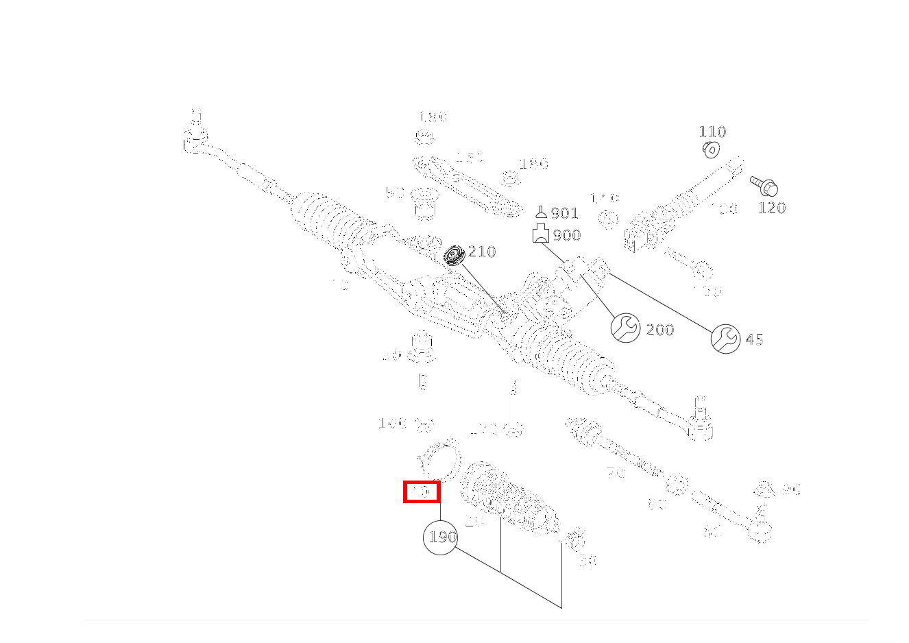 EINOHRKLEMME INNEN SL 65 AMG Roadster BCA 230 EINOHRKLEMME INNEN SL 65 AMG Roadster BCA 230