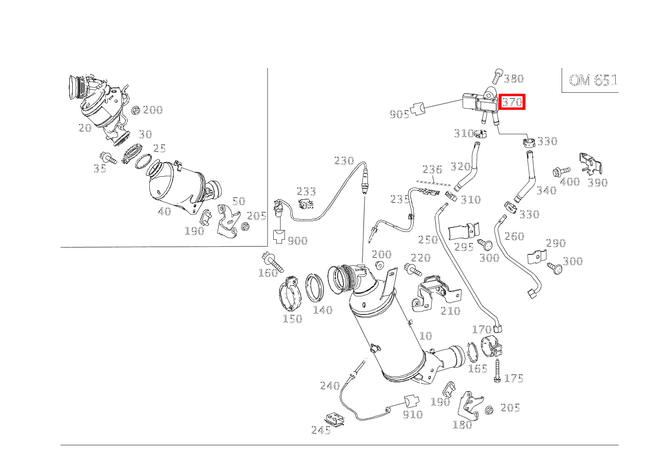 Drucksensor E 220 CDI T-Modell 253