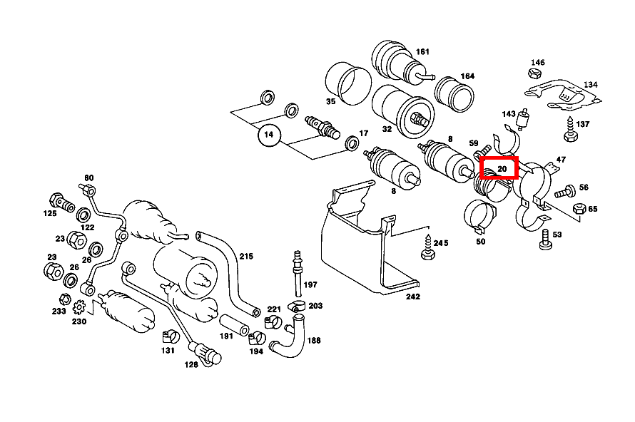 Abstandsrohr 560 SL 107 Abstandsrohr 560 SL 107