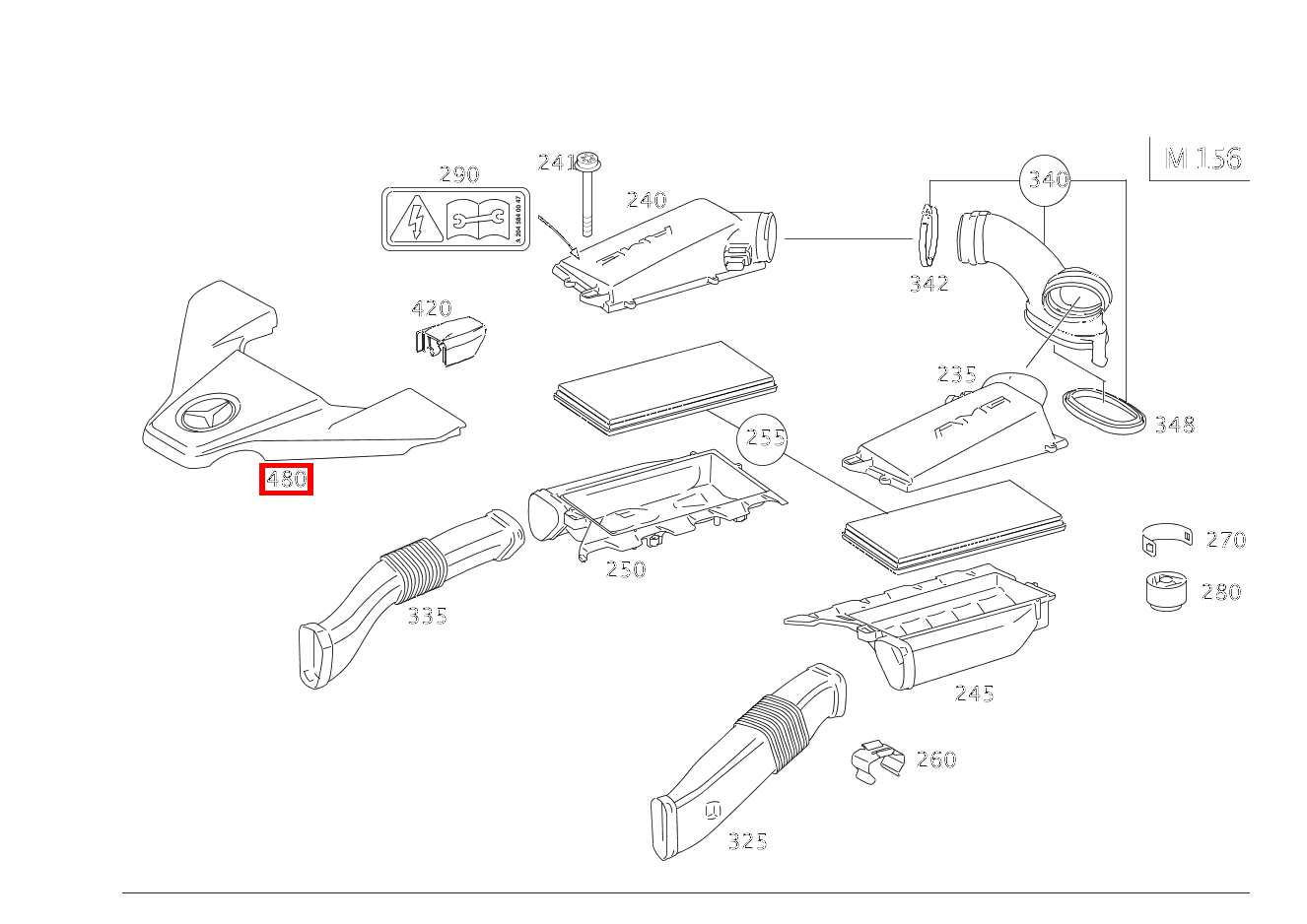 Abdeckblech ZYLINDERKOPFHAUBE S63L AMG 221 Abdeckblech ZYLINDERKOPFHAUBE S63L AMG 221