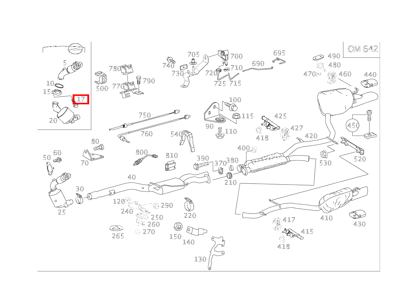 Sechsrundschraube AN SCHELLE; M8X40 CLS 350 CDI Coupé RL 219 Sechsrundschraube AN SCHELLE; M8X40 CLS 350 CDI Coupé RL 219