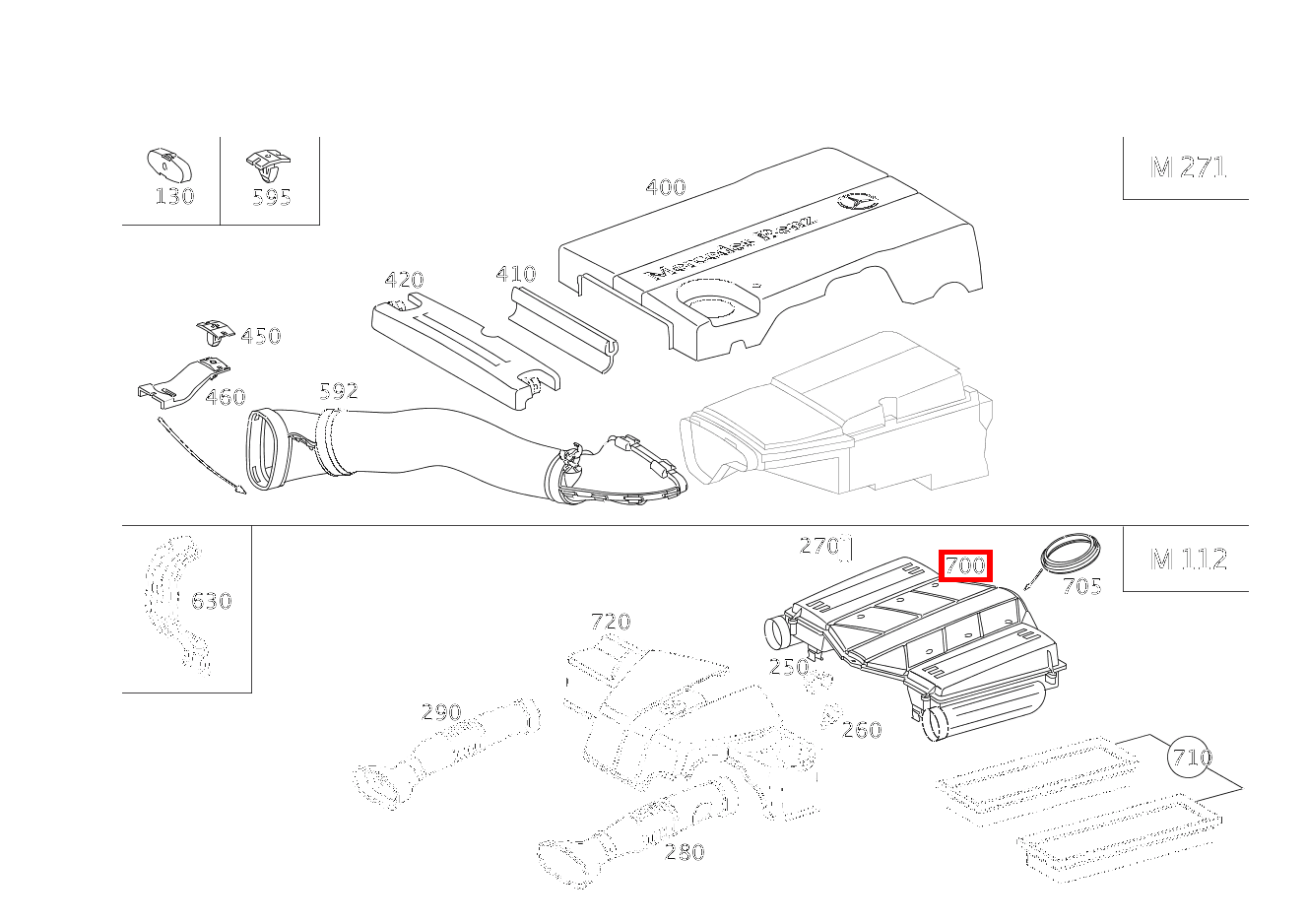 Luftfilter C 320 Sportcoupé 203 Luftfilter C 320 Sportcoupé 203