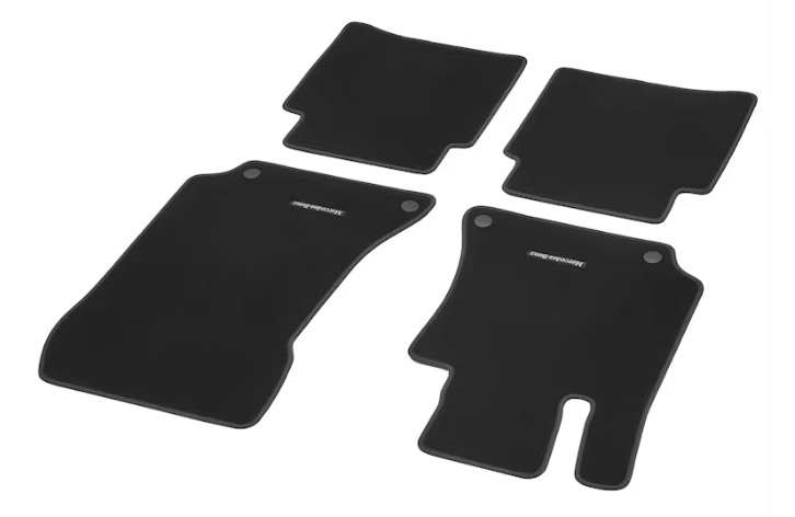 Veloursmatten CLASSIC, Satz, 4-teilig, LL, schwarz Veloursmatten CLASSIC, Satz, 4-teilig, LL, schwarz