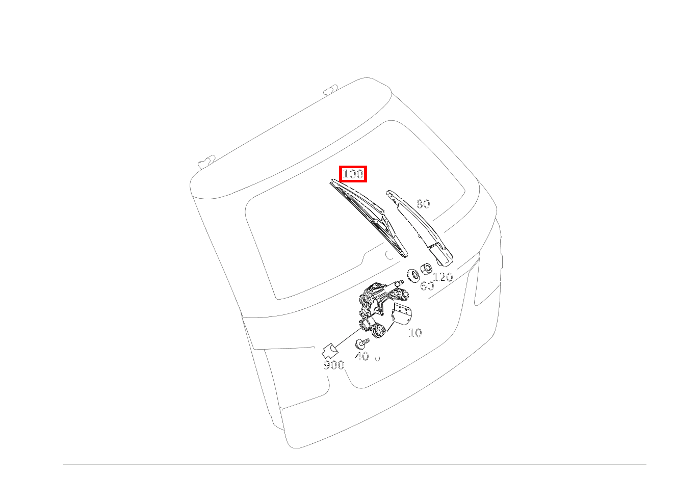 Wischerblatt B200CDI BE 246