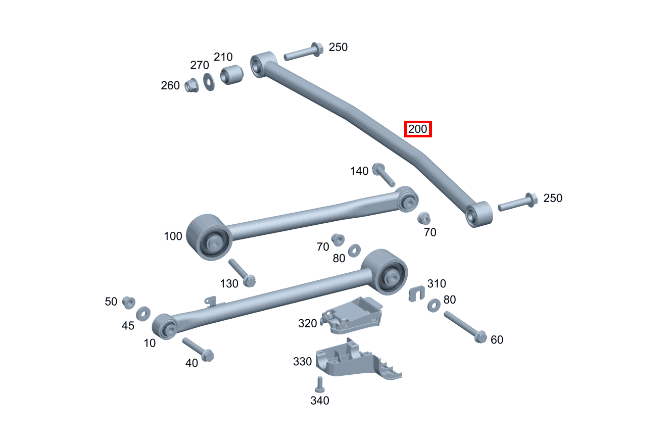 Querlenker HINTEN Mercedes-AMG G 63 463