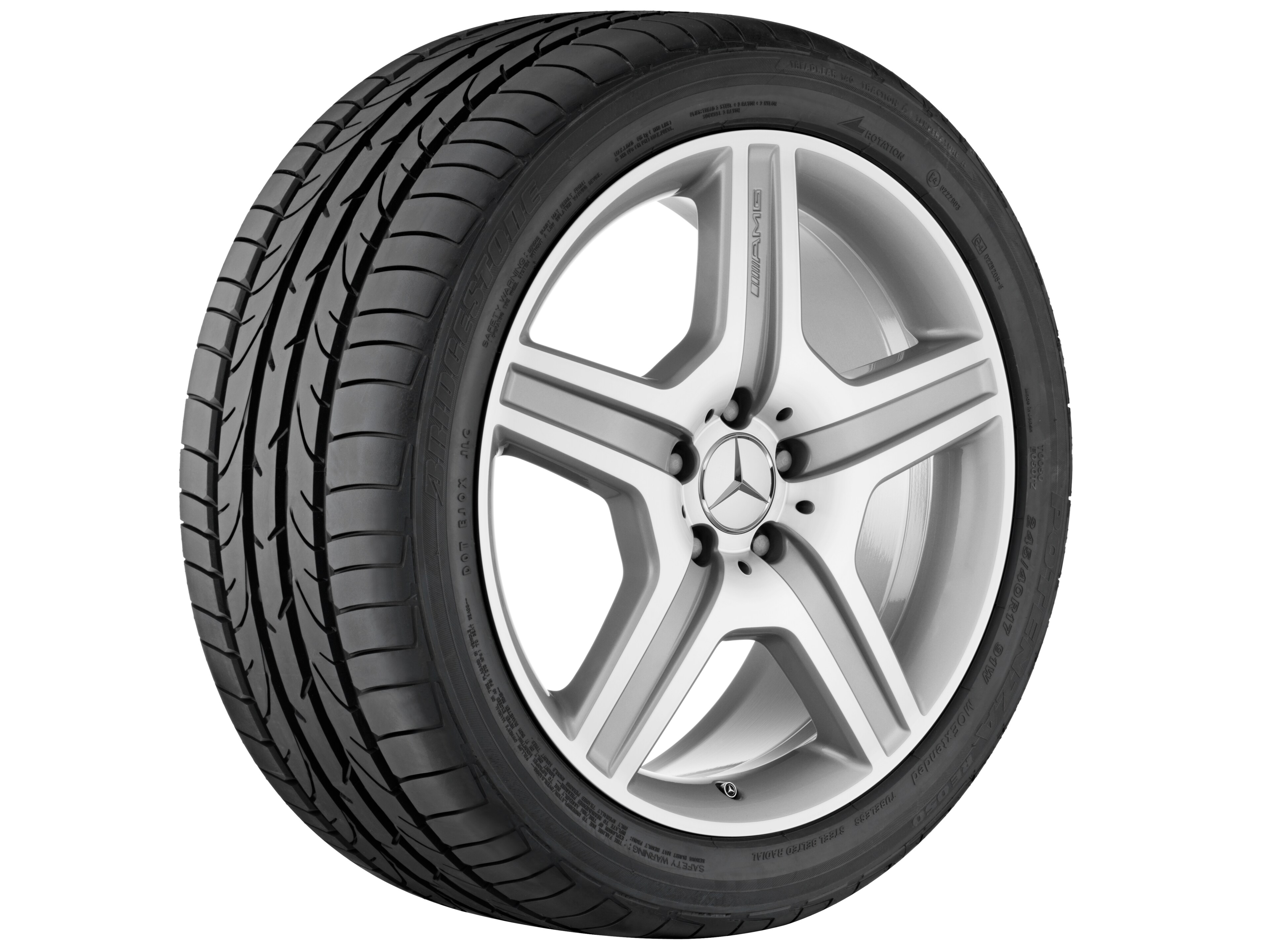 Mercedes-Benz - AMG 5-Speichen-Rad, 48,3 cm (19 Zoll) AMG 5-Speichen-Rad, 48,3 cm (19 Zoll)