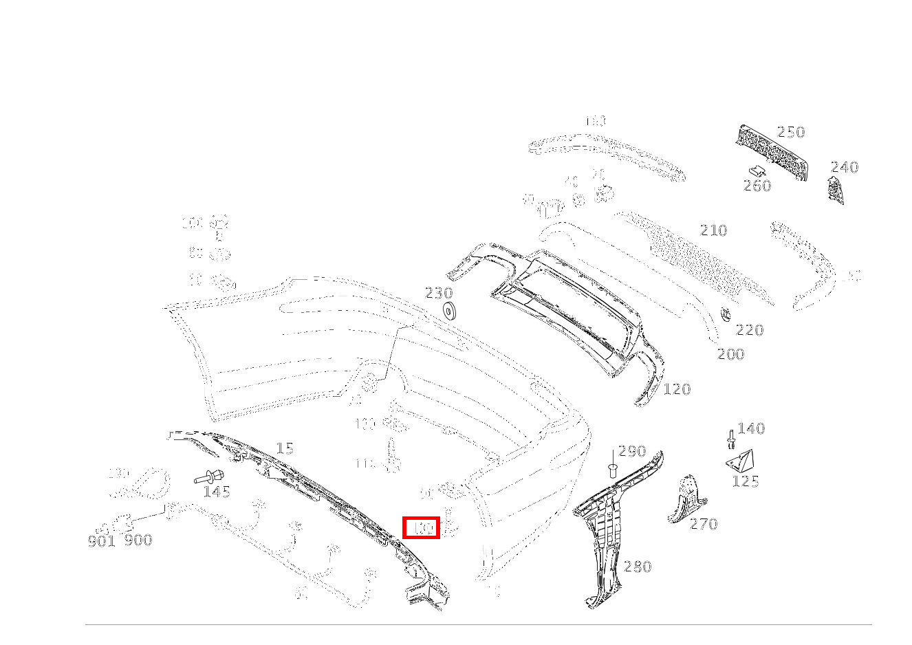 Kombi-Sechskantschraube BEFESTIGUNG AN KOTFLUEGEL VON AUSSEN; M6X19 SL 600 Roadster 230 Kombi-Sechskantschraube BEFESTIGUNG AN KOTFLUEGEL VON AUSSEN; M6X19 SL 600 Roadster 230