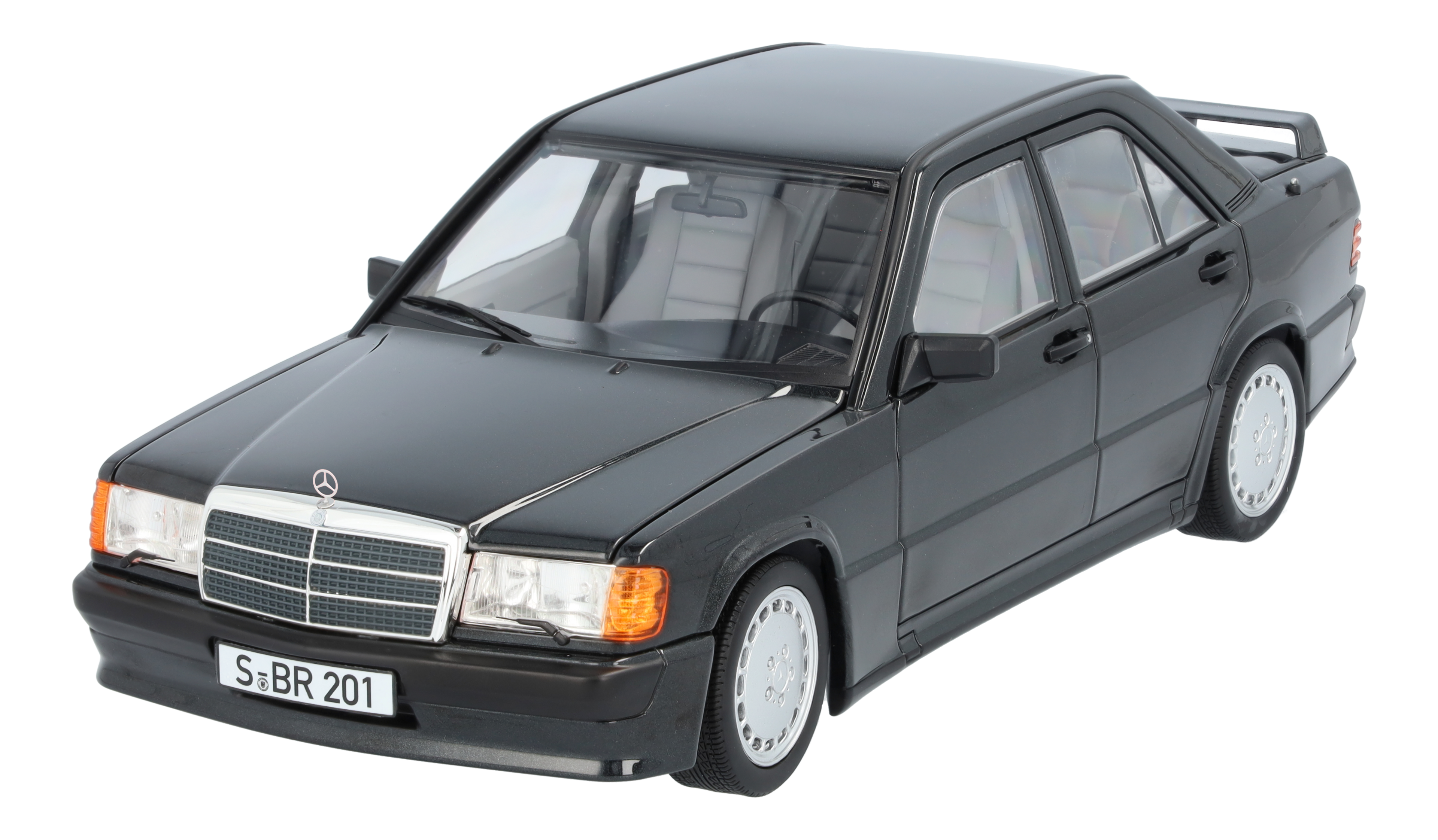 190 E 2.3-16 W 201 (1984-1988) blauschwarz, Norev, 1:18