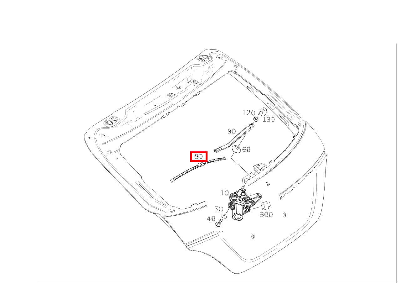 Wischerblatt HECKSCHEIBENWISCHER CLS350CDI 4M S 218 Wischerblatt HECKSCHEIBENWISCHER CLS350CDI 4M S 218