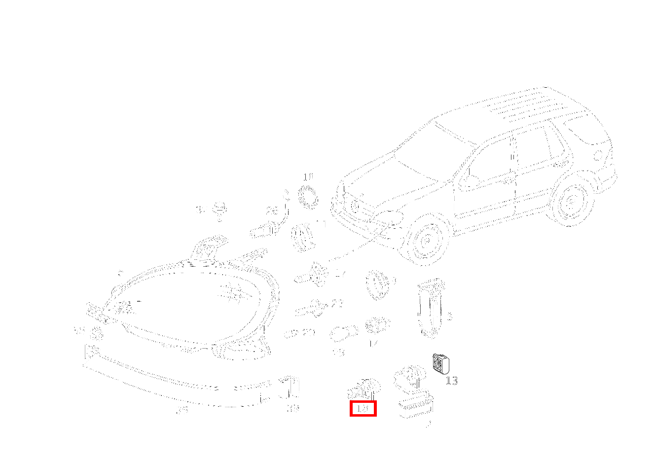 GASENTLAD.LAMPE ABBLENDLICHT D2R 35W; D2R 12V-35W ML 55 AMG Off-Roader 163