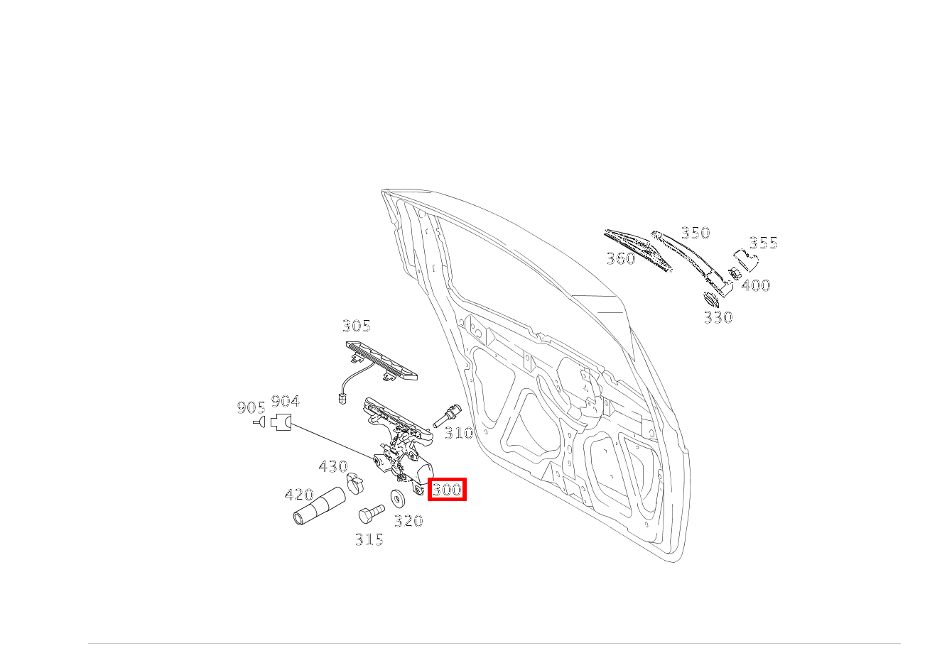 Wischermotor RUECKWANDTUER A 200 TURBO COUPE 169 Wischermotor RUECKWANDTUER A 200 TURBO COUPE 169
