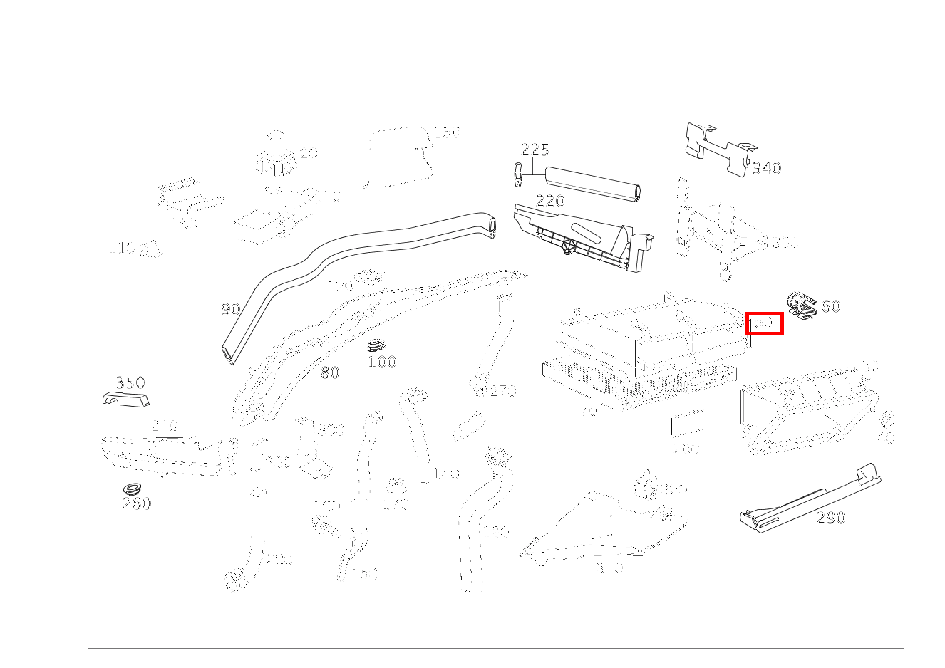 Filtergehäuse FUER STAUB-/KOMBIFILTER RECHTSLENKER CLK 500 Cabriolet 209 Filtergehäuse FUER STAUB-/KOMBIFILTER RECHTSLENKER CLK 500 Cabriolet 209