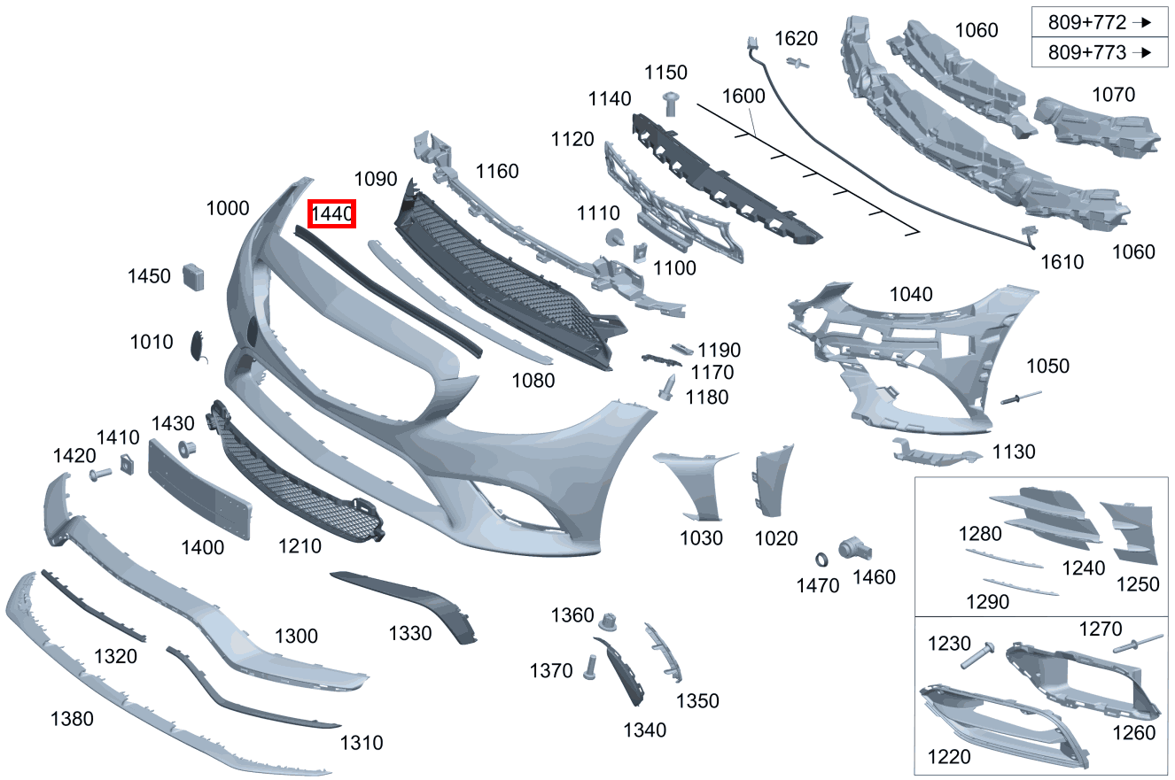 DICHTUNG VORBAU Stoßfängerverkleidung oben C 220 d T-Modell 247 DICHTUNG VORBAU Stoßfängerverkleidung oben C 220 d T-Modell 247