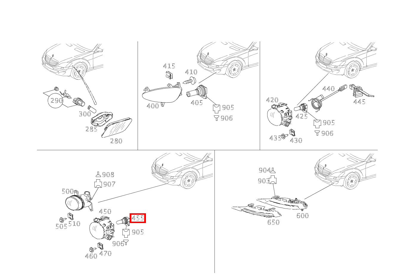 Glühlampe NEBELLEUCHTE LINKS UND RECHTS; H7 12V-55W S 550 Limousine lang BCA 221 Glühlampe NEBELLEUCHTE LINKS UND RECHTS; H7 12V-55W S 550 Limousine lang BCA 221