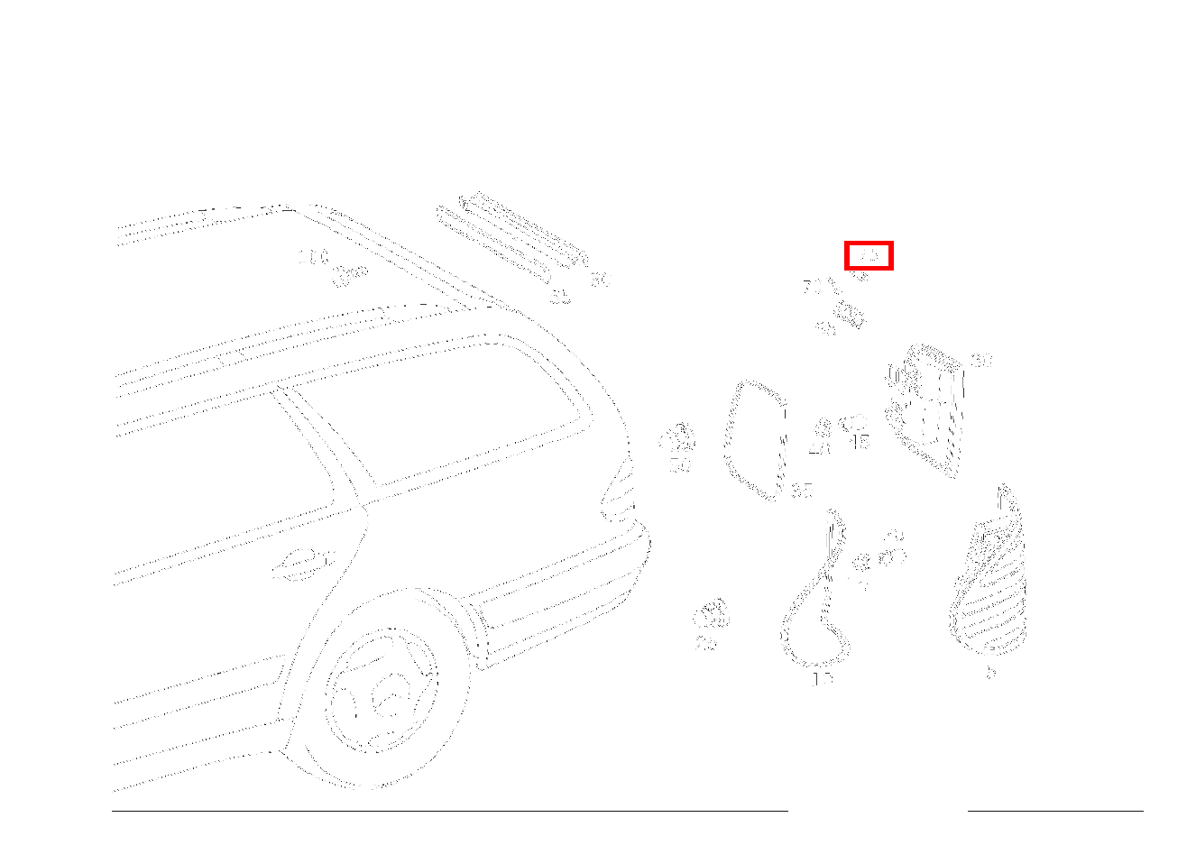 Glühlampe KENNZEICHENLEUCHTE; 12V-5W E280 210