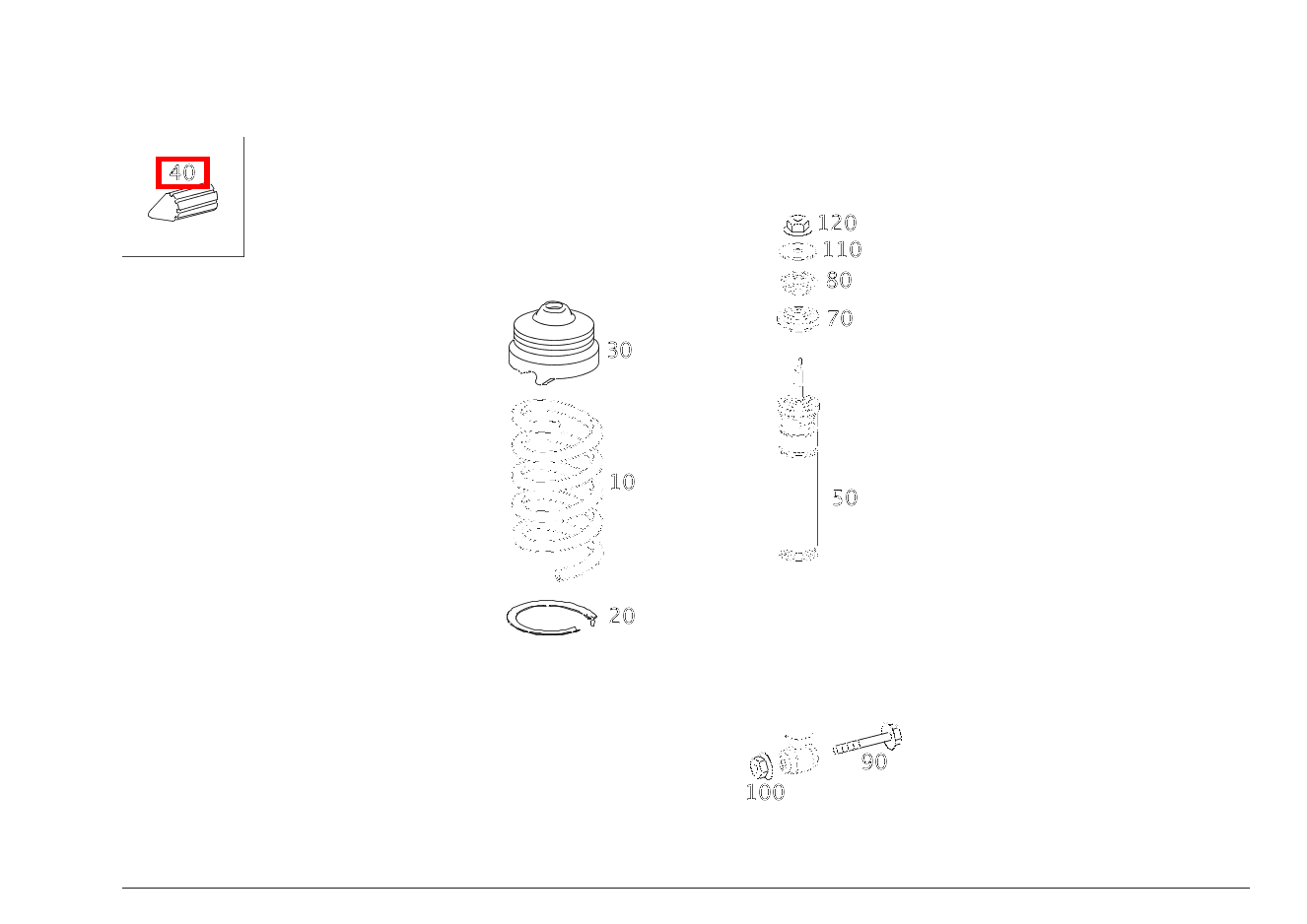 Bolzen HINTERFEDER CLS 63 AMG Coupé 219 Bolzen HINTERFEDER CLS 63 AMG Coupé 219