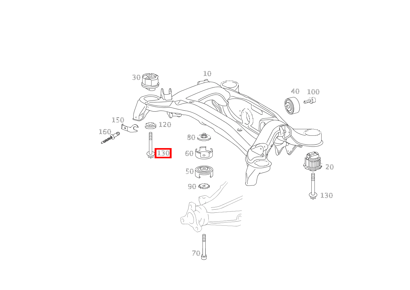 Kombi-Schraube AN RAHMENBODEN HINTEN; 12X1.5X78 , , und weitere kaufen 
