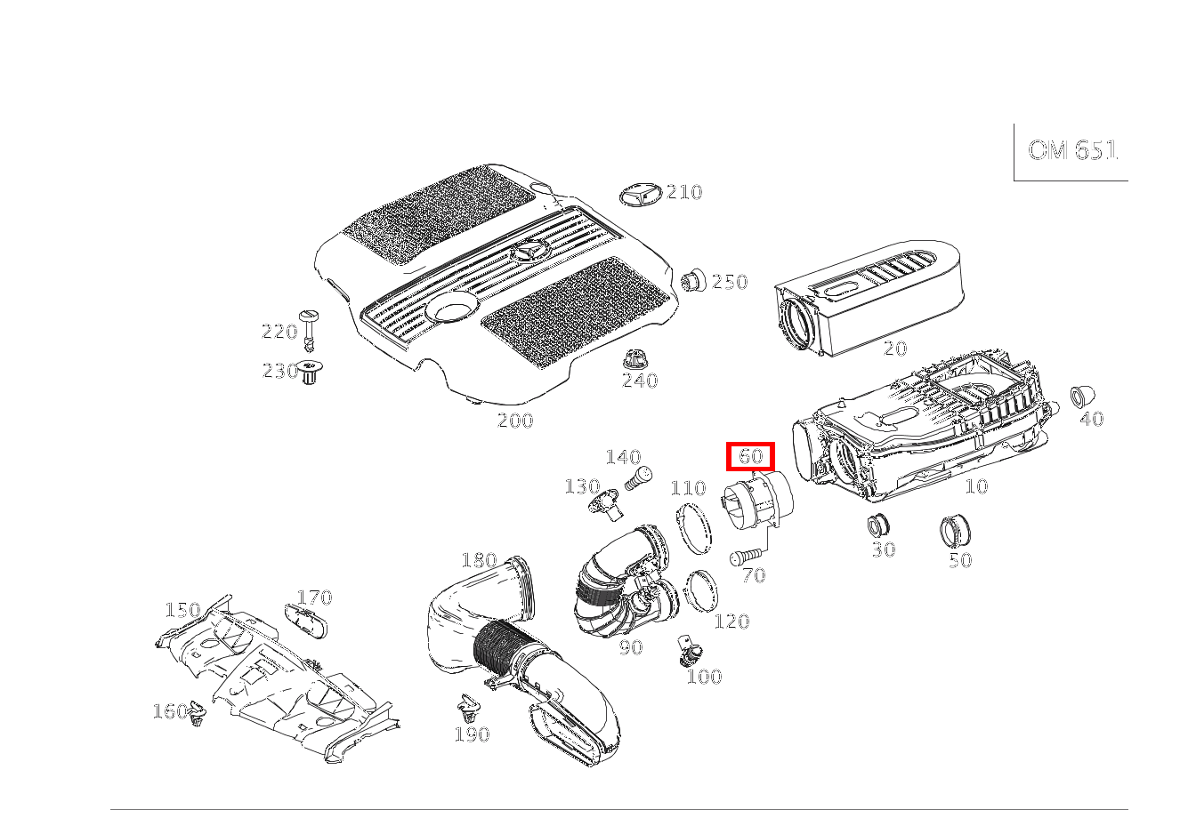 LUFTMASS.MESSER E220CDI C 207 LUFTMASS.MESSER E220CDI C 207