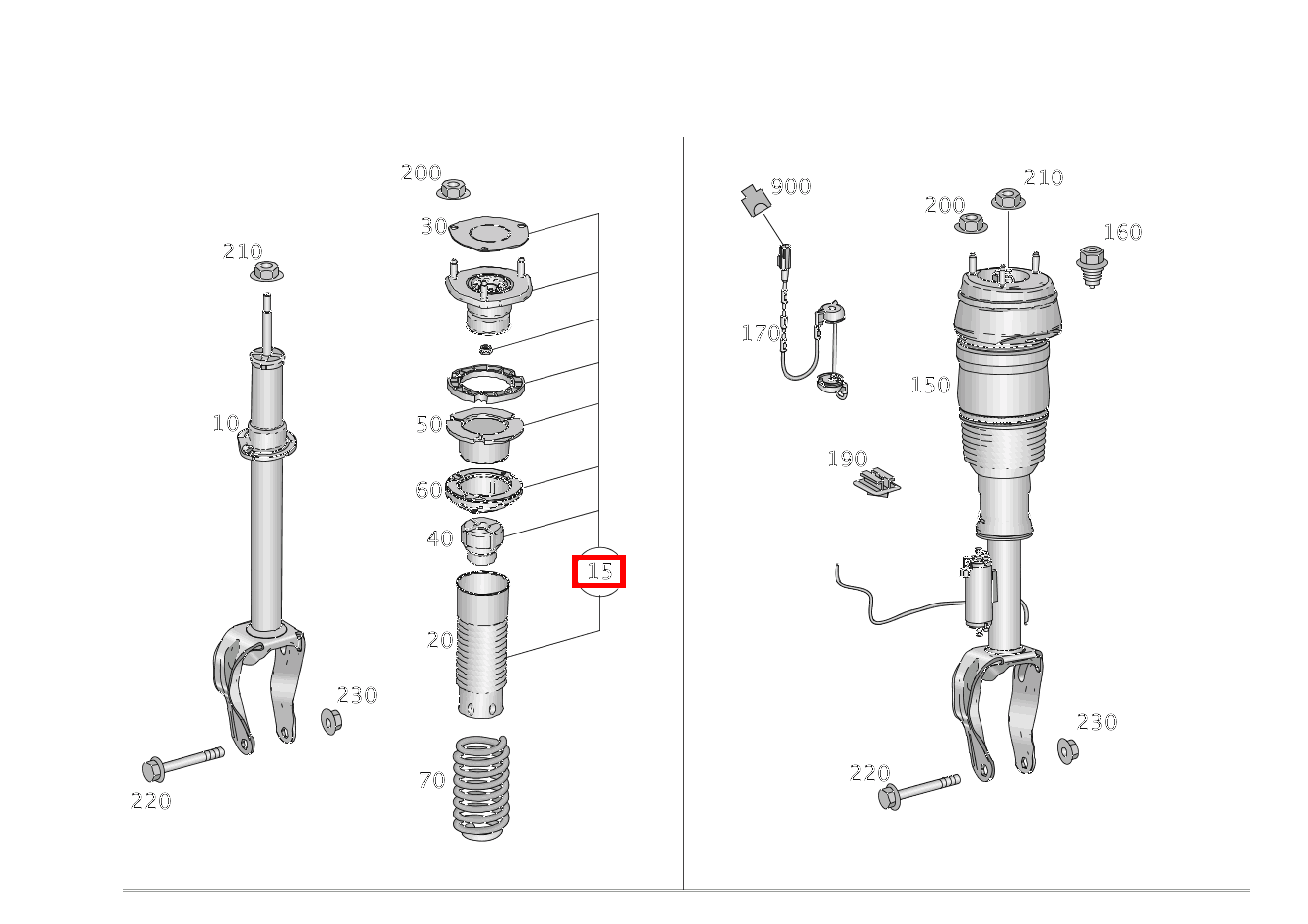 TEILESATZ FEDERTELLER ML/GLE 350 BT/D 4M 642826 292 TEILESATZ FEDERTELLER ML/GLE 350 BT/D 4M 642826 292