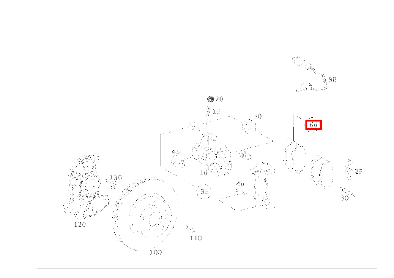 Teilesatz Bremsklotz Teilesatz, ohne Verschleißfühler CLC 350 Sportcoupé 203