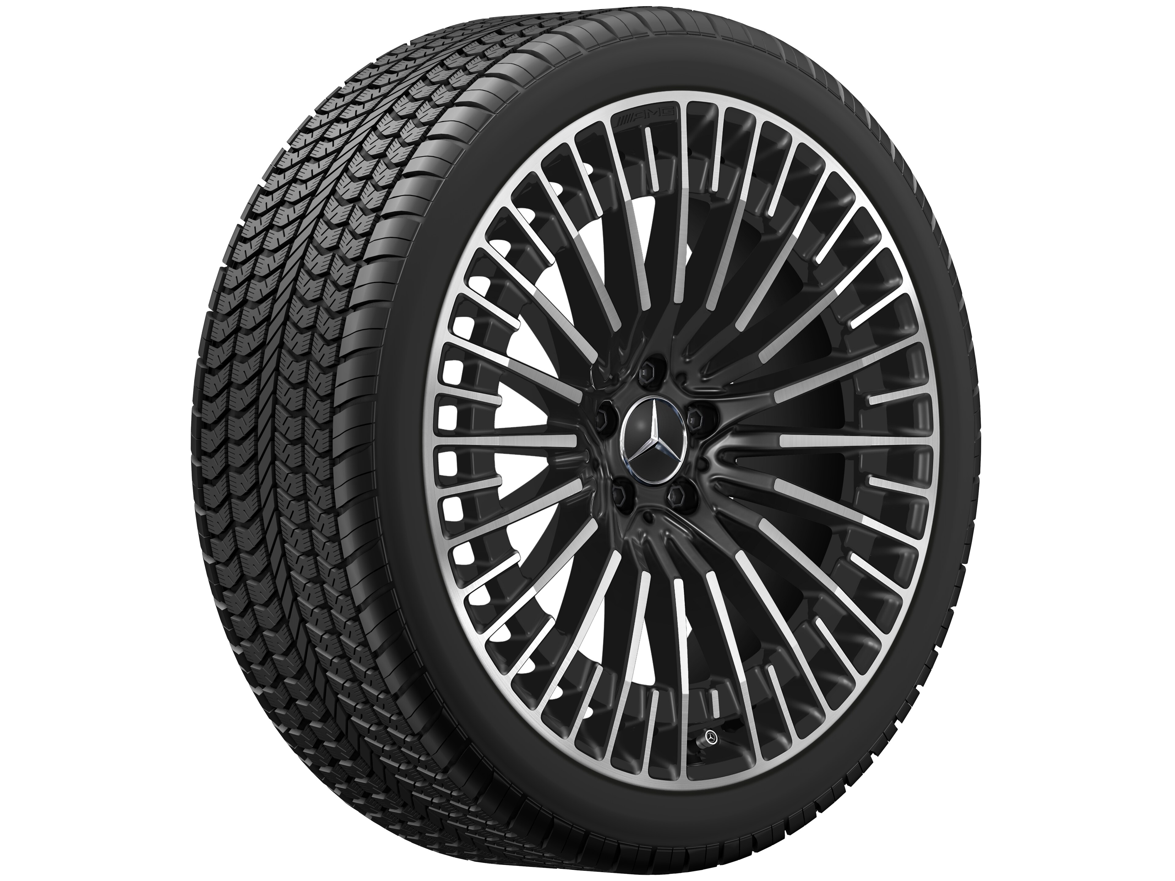 AMG Vielspeichen-Rad, 21 Zoll, 9 J x 21 ET 31, schwarz