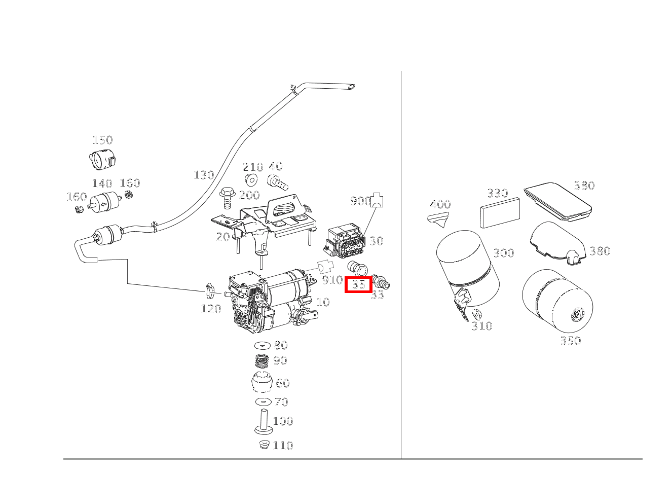 Anschlussstutzen AN VENTILBLOCK Mercedes-AMG GLE 63 S 4MATIC Coupé 292