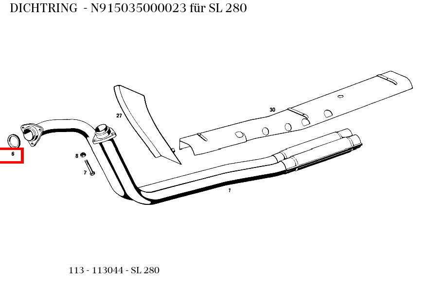 Dichtring SL 280 113