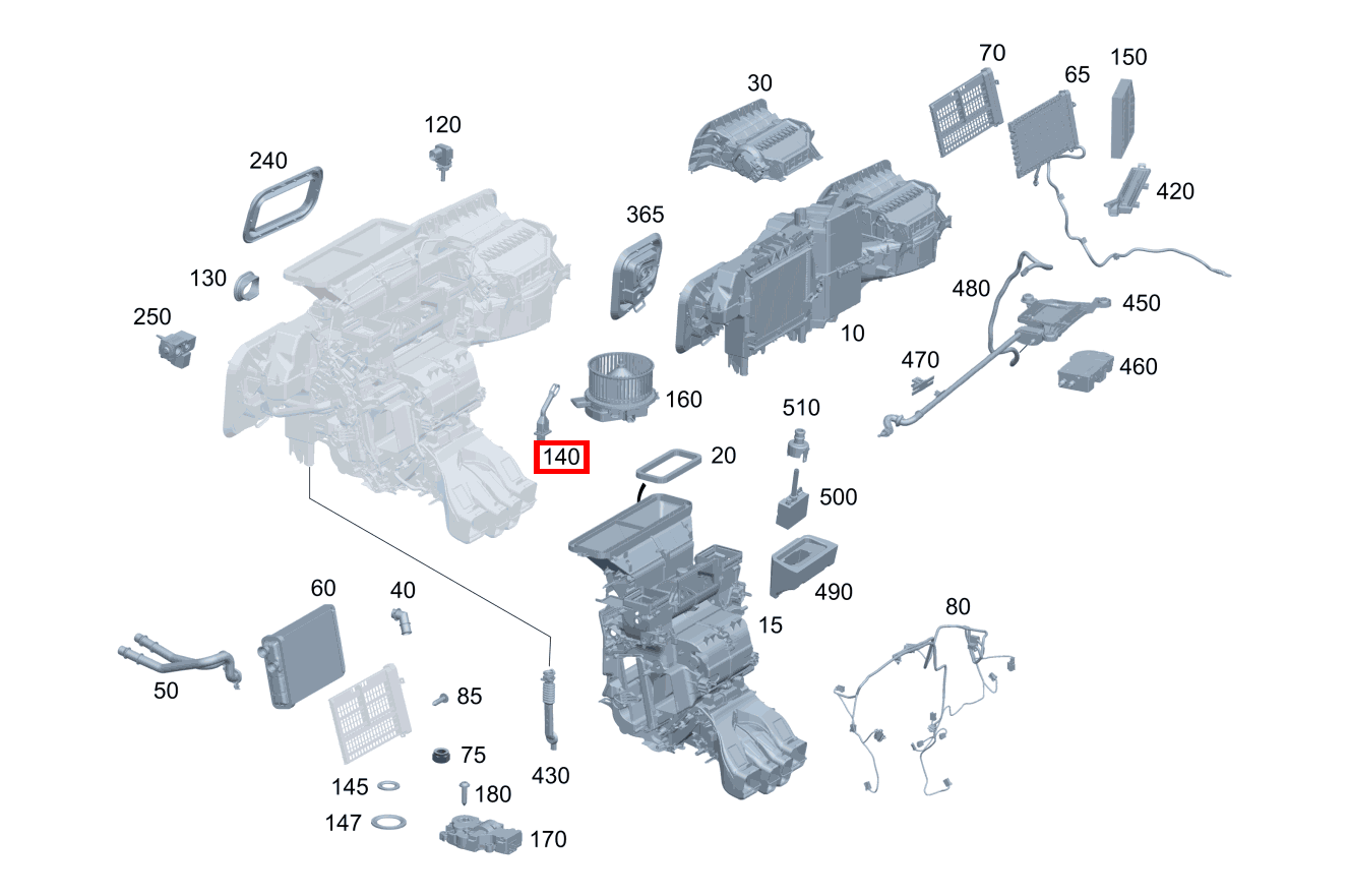 Temperatursensor VERDAMPFER A 160 CDI Limousine 168