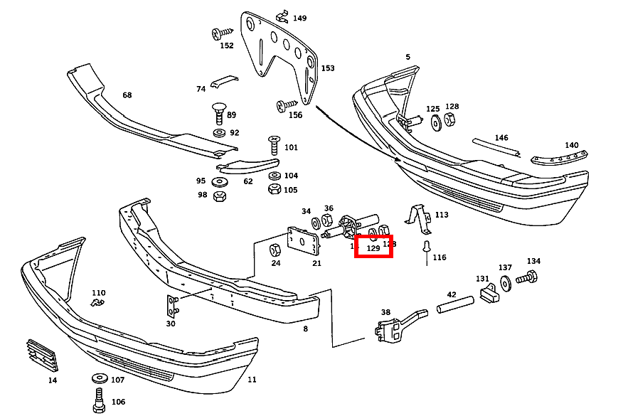 Scheibe PRALLDAEMPFER AN QUERTRAEGER 560 SEC-126 126