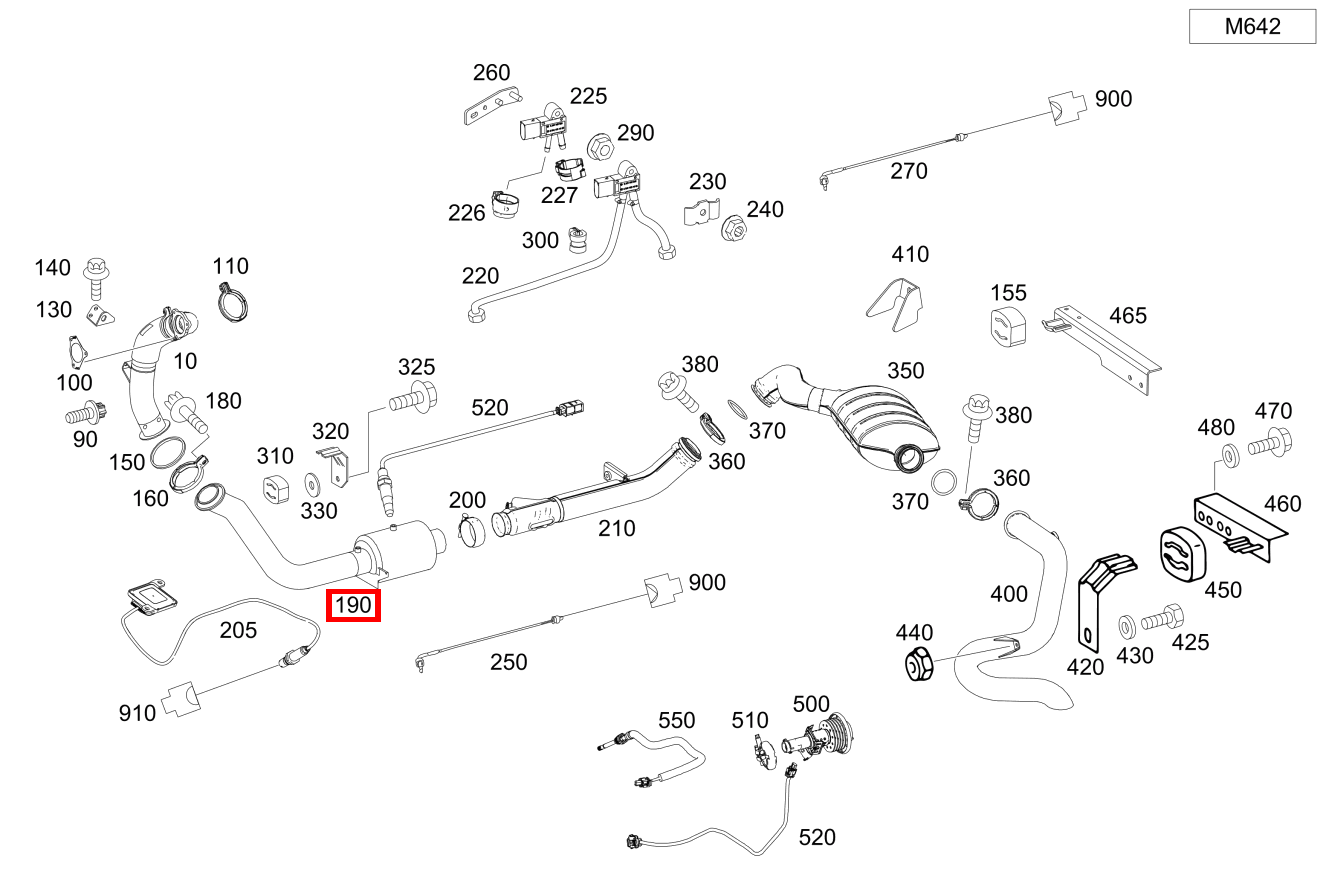 Abgasanlage PARTIKELFILTER G3504X42850 463