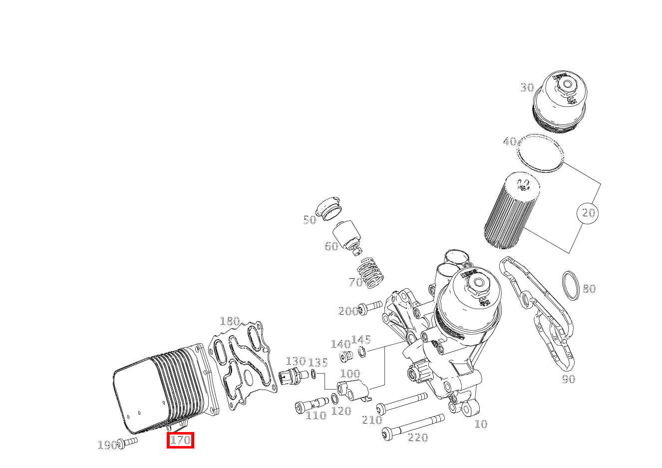 Ölkühler M 166, SLK / SLC 172, E 212 und weitere kaufen