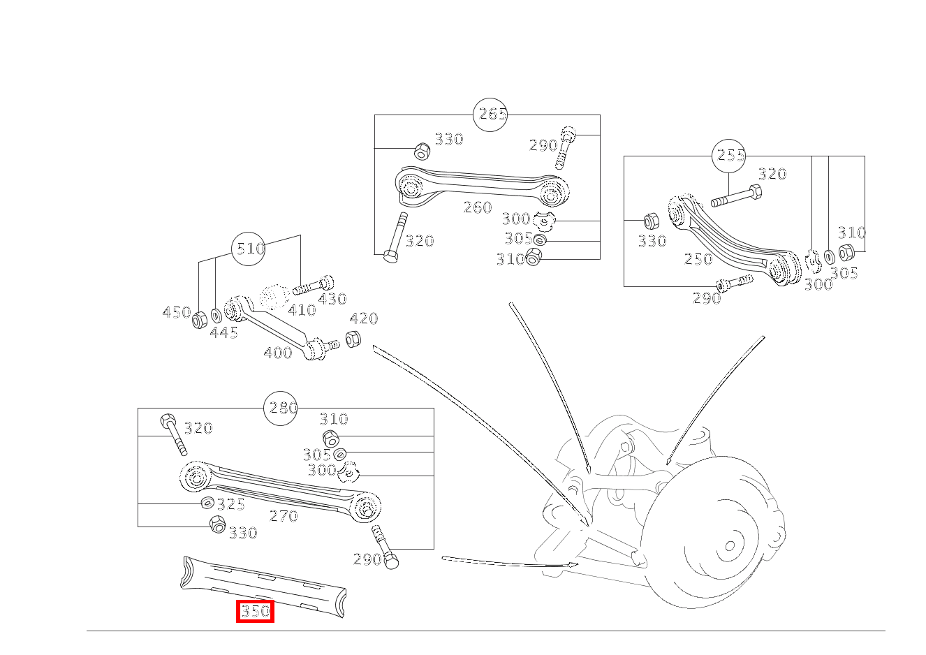 Schutzblech SCHUBSTREBE SLK 55 AMG Roadster 171 Schutzblech SCHUBSTREBE SLK 55 AMG Roadster 171