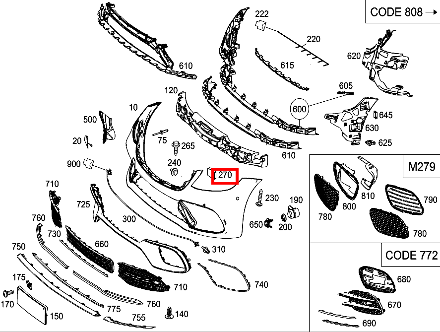 Radarsensor Radarsensor für DISTRONIK 6-polig S500 L 222