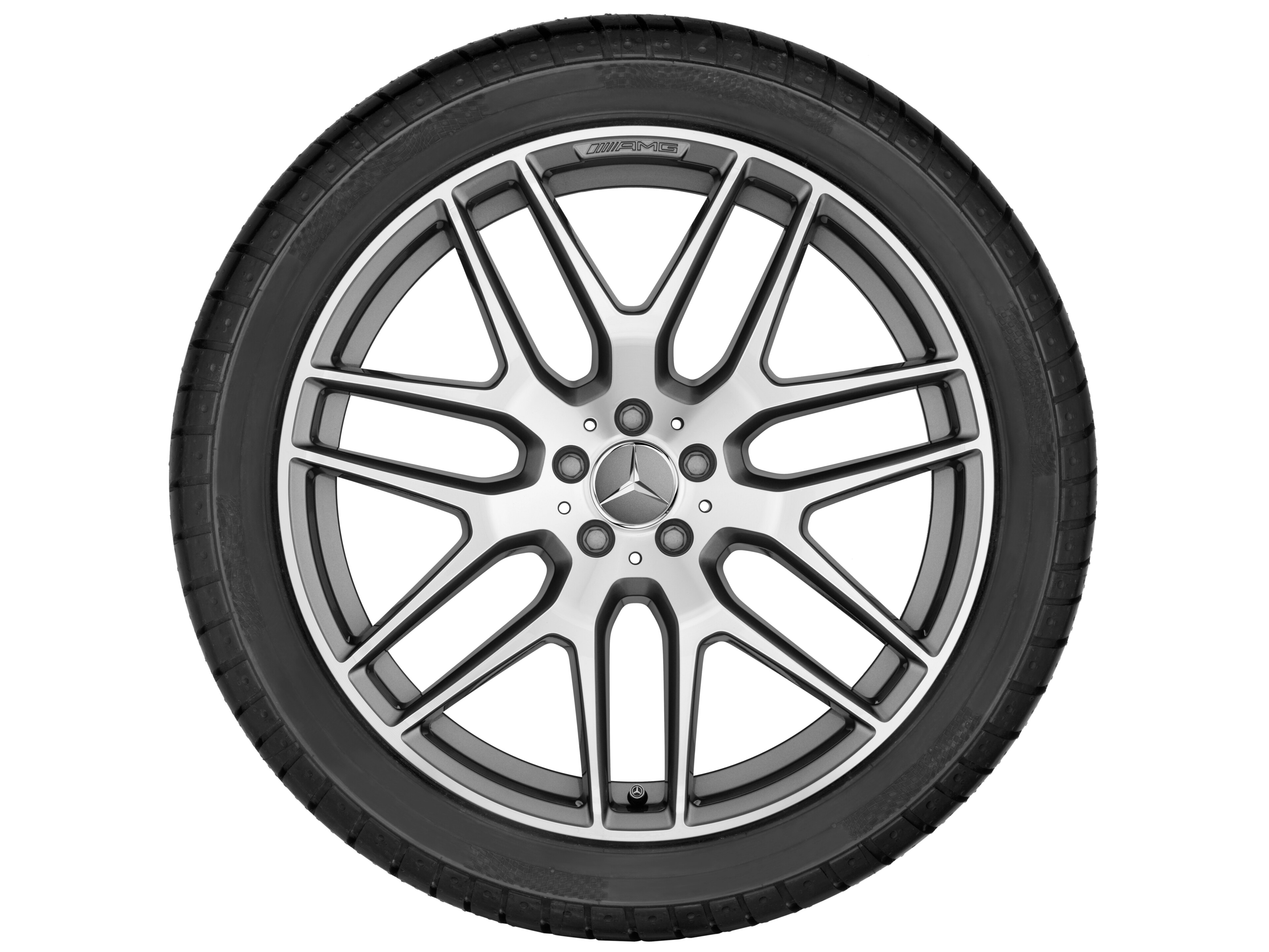 AMG Leichtmetallrad, im Kreuzspeichen-Design,