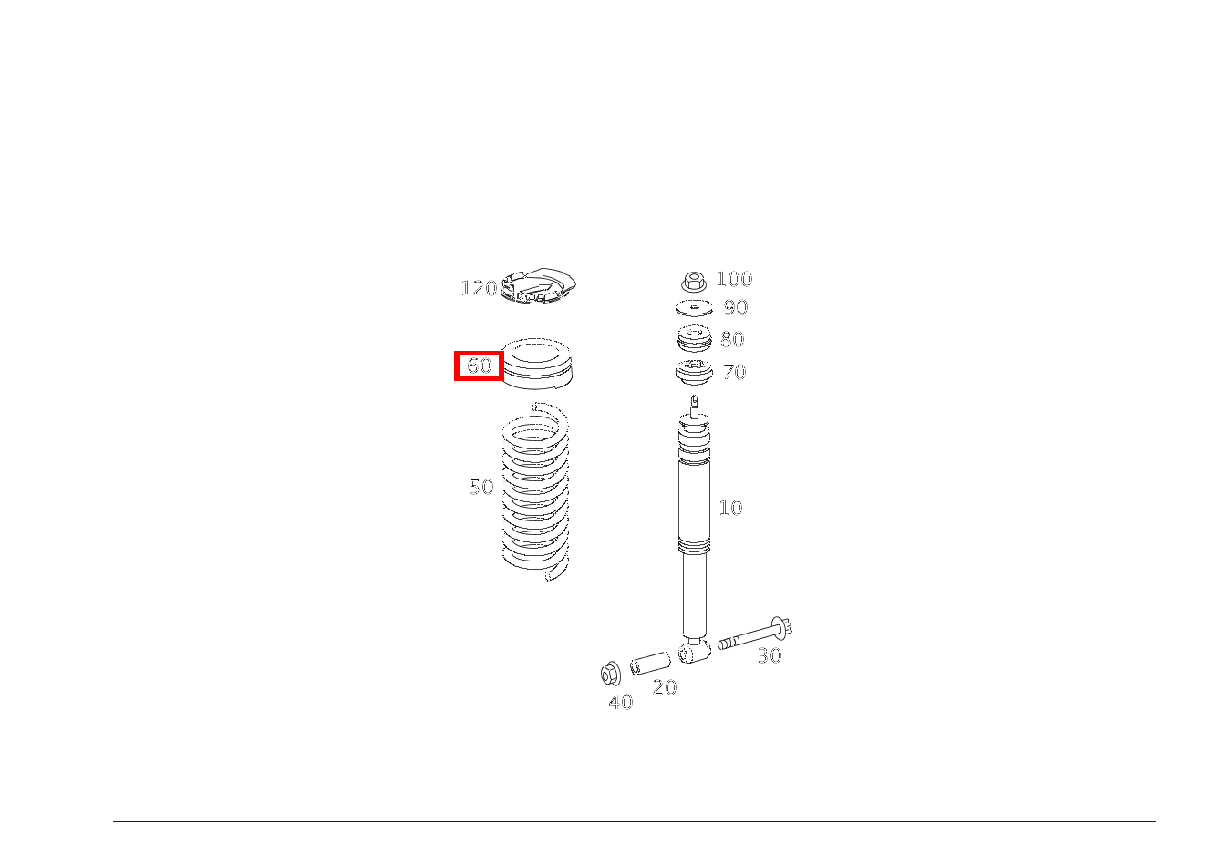 FEDERTELLEREINSATZ SLK 55 AMG Roadster 171