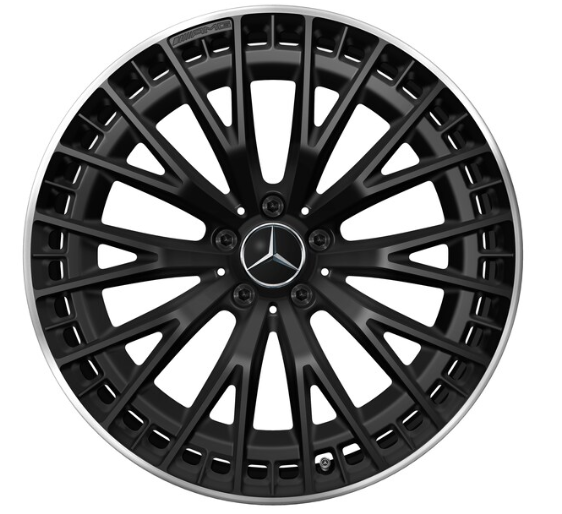 AMG Vielspeichen-Rad, 21 Zoll, 10,5 J x 21 ET 67, schwarz matt AMG Vielspeichen-Rad, 21 Zoll, 10,5 J x 21 ET 67, schwarz matt