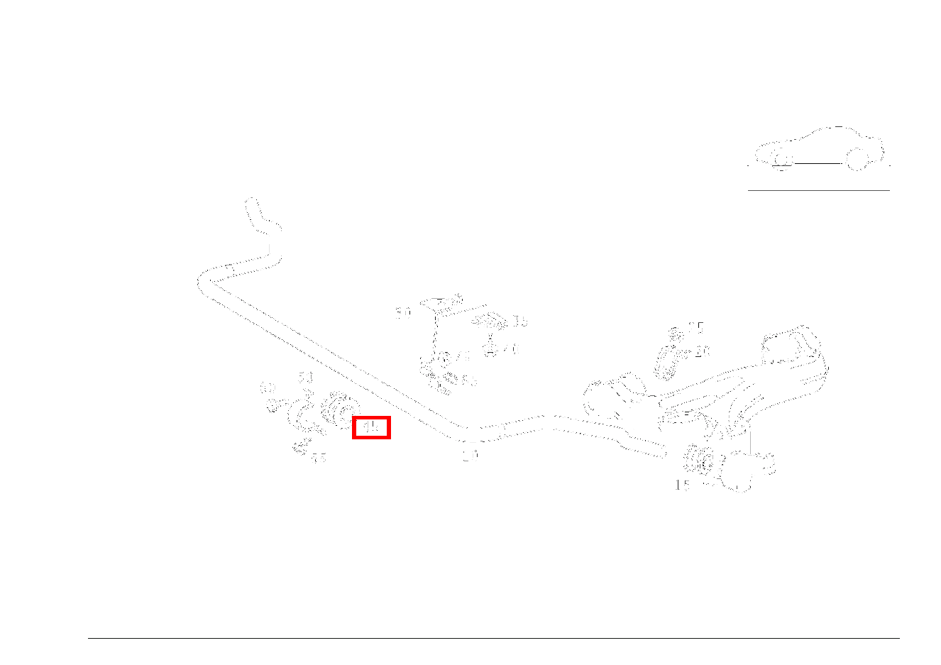 Gummilager DREHSTAB AN RAHMEN SLK 320 AMG KOMP 170