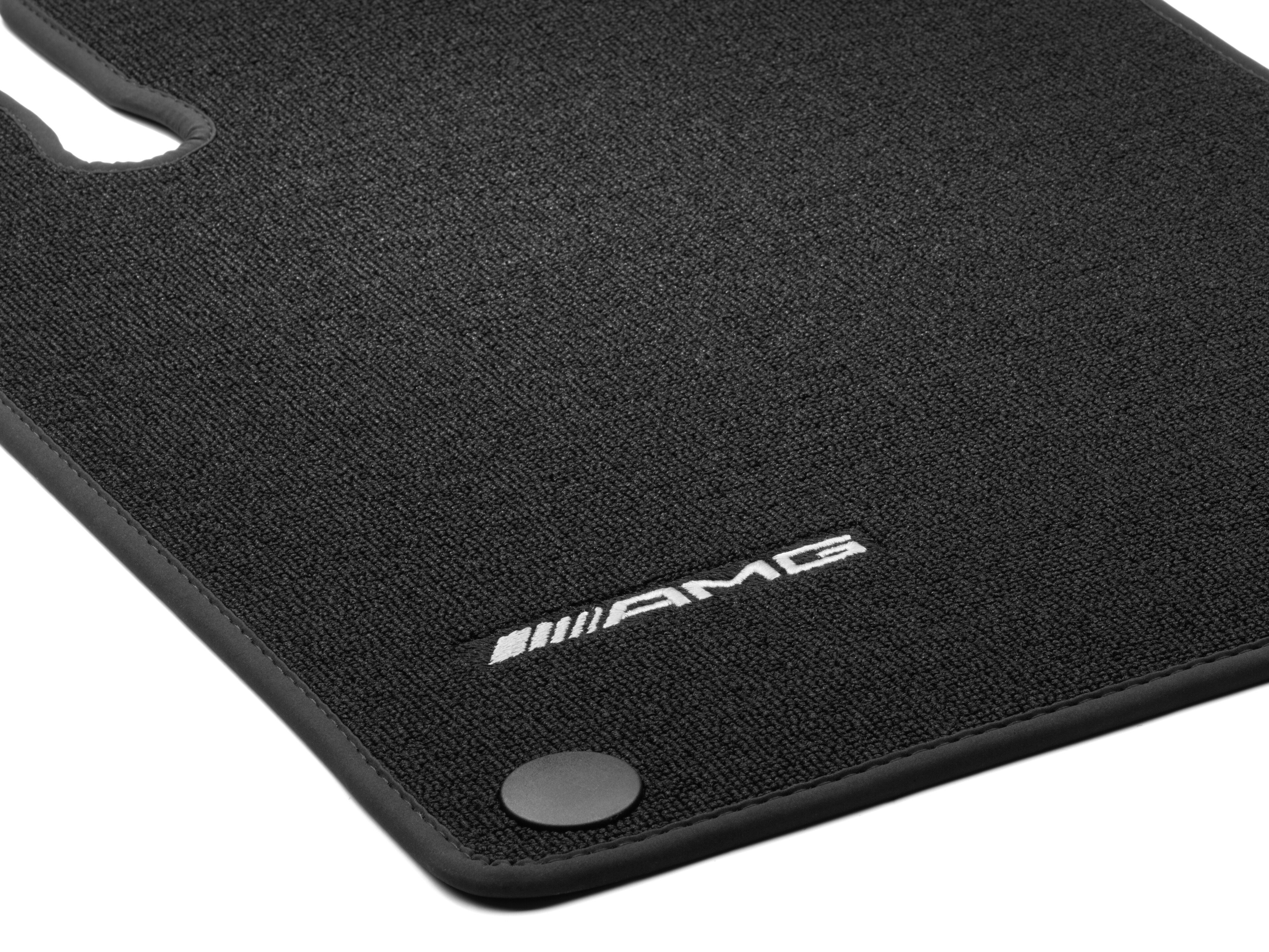 Mercedes-Benz - AMG Fußmatten in Kurzschlingenoptik, Satz, 4- AMG Fußmatten in Kurzschlingenoptik, Satz, 4-