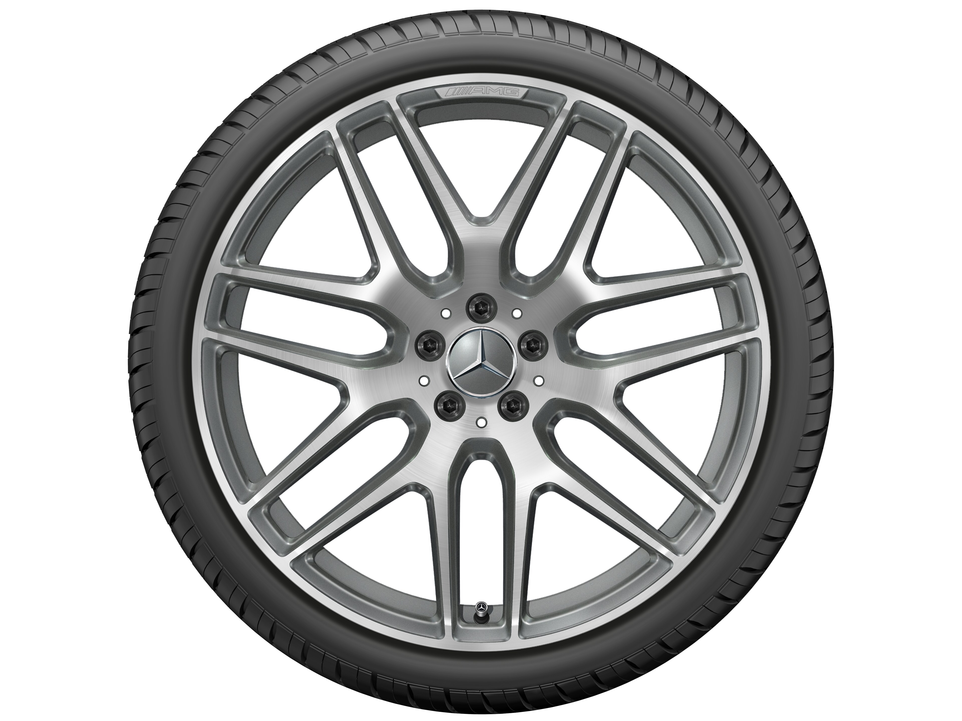 Mercedes-Benz -  AMG Leichtmetallrad, 22 Zoll, 11,5 J x 22 ET 42, titangrau, glanzgedreht