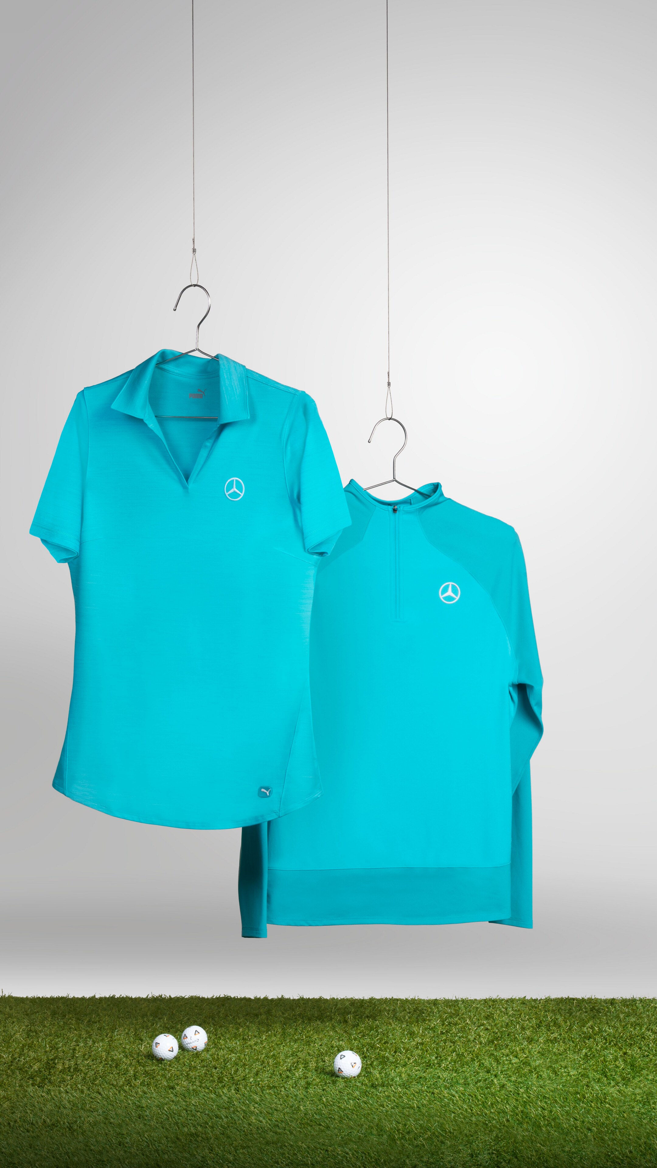 Mercedes-Benz - Ladies' golf polo shirt & Ladies' golf sweater Ladies' golf polo shirt & Ladies' golf sweater