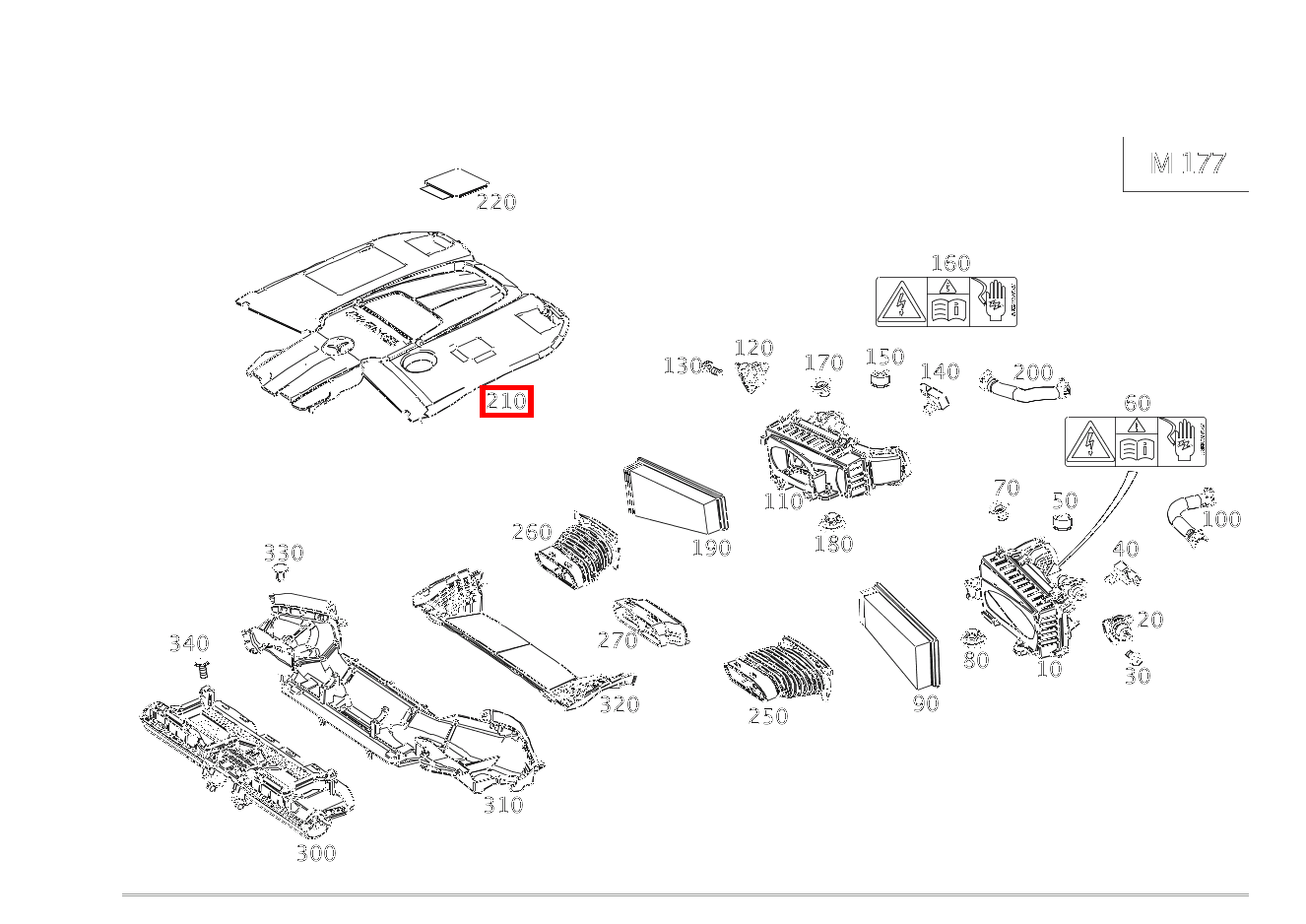 Motorabdeckung Mercedes-AMG G 63 463