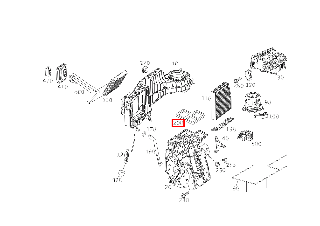 ABDICHTUNG LUFTKANAL Defrostkanal A 45 AMG 4MATIC 176