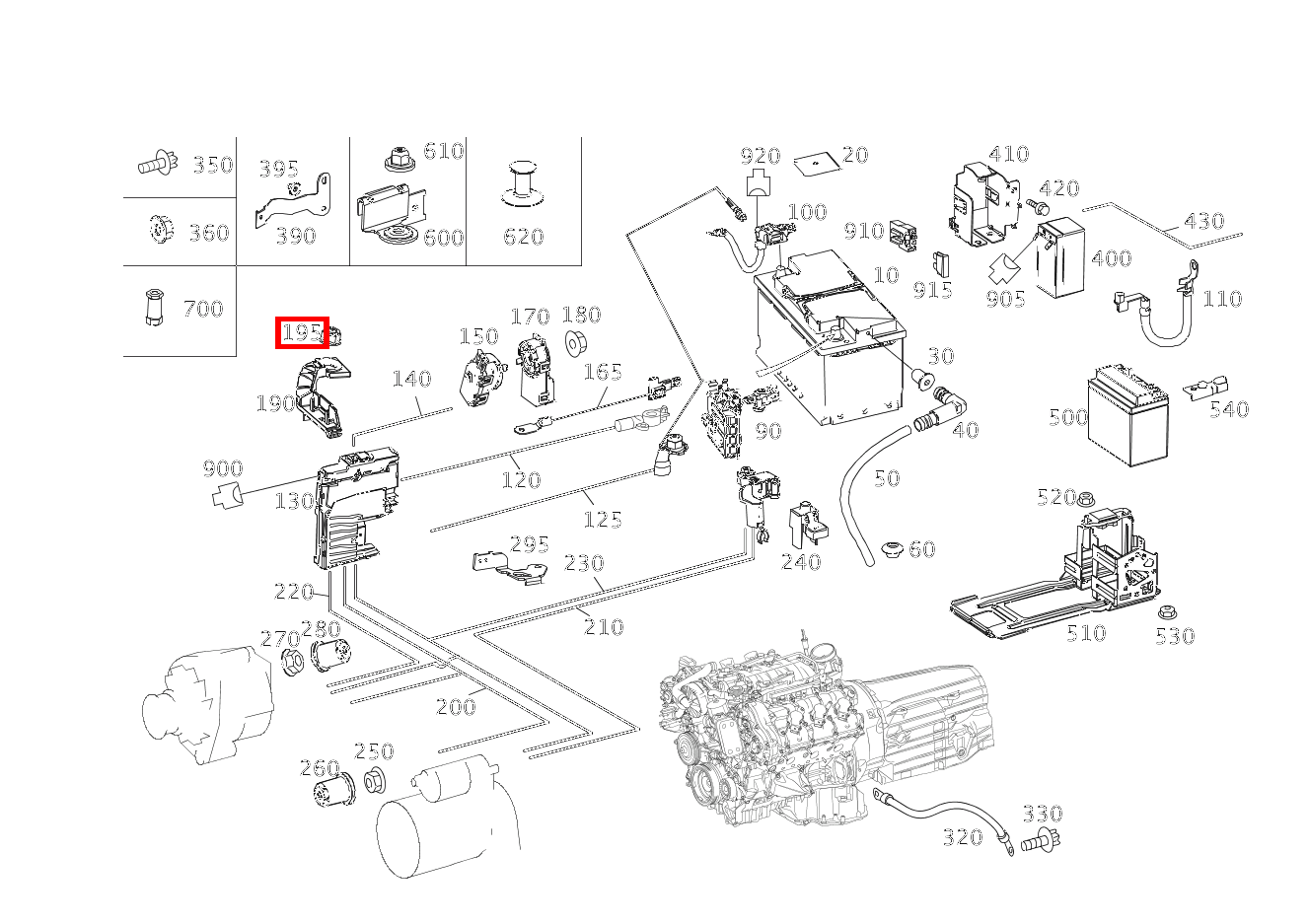 Mutter BEFESTIGUNG HALTER VORSICHERUNGSDOSE; M10 E 220 CDI T-Modell 253 Mutter BEFESTIGUNG HALTER VORSICHERUNGSDOSE; M10 E 220 CDI T-Modell 253